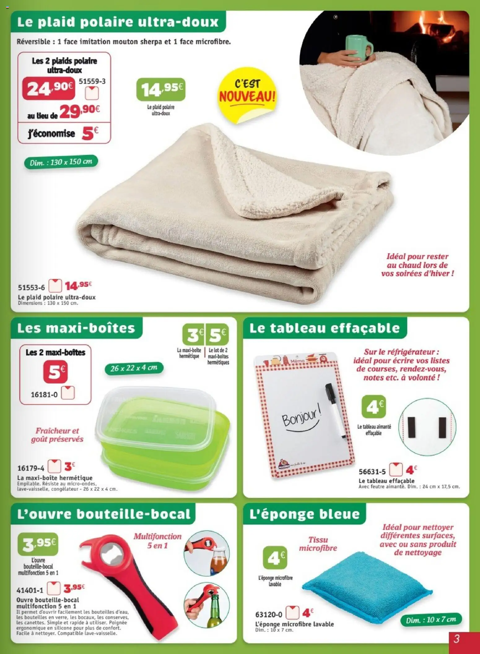 {H1} | Page: 3 | Produits: Réfrigérateur, Congélateur