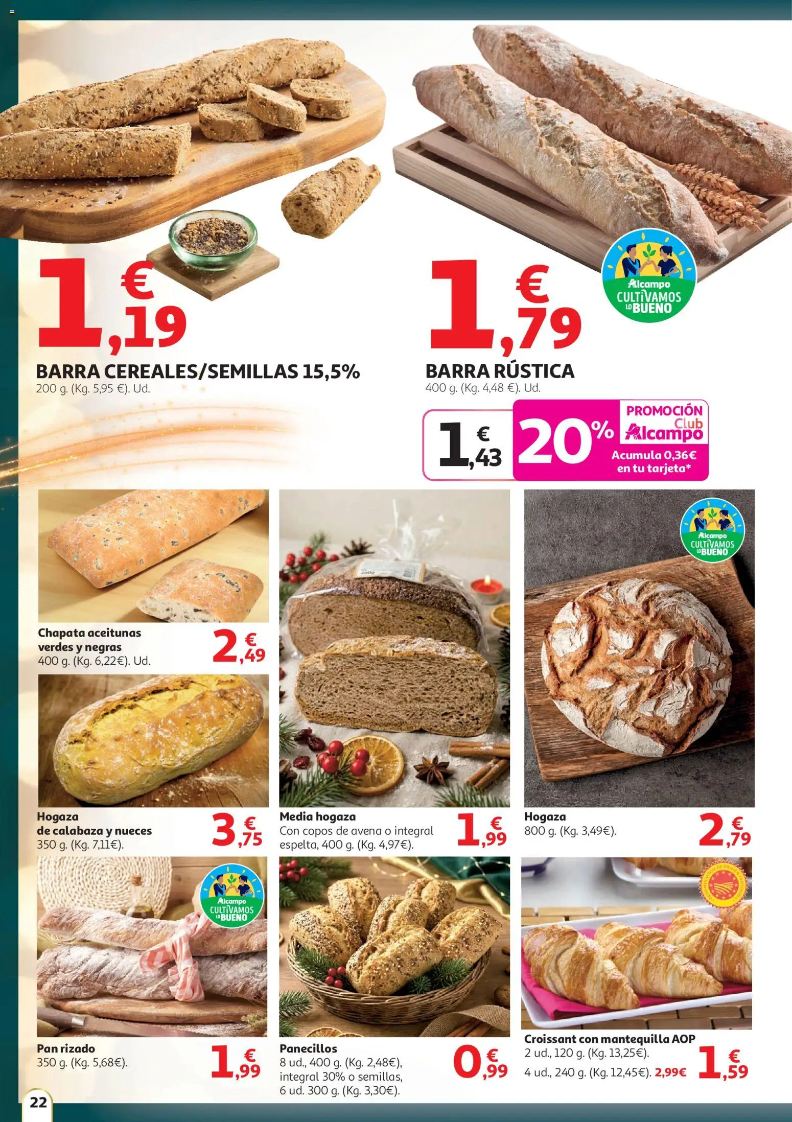 Alcampo - HG catalan │ válido desde el 11.12.2025 | Página: 22 | Productos: Πράσινο τσάι, Croissant, Copos, Συσκευή ροής