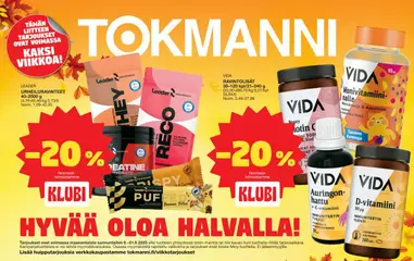 Tokmanni-mainoslehti voimassa 08.09.2025 alkaen