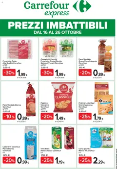 Anteprima del volantino Carrefour Express - Prezzi imbattibili catalogo valido a partire dal 16.10.2025