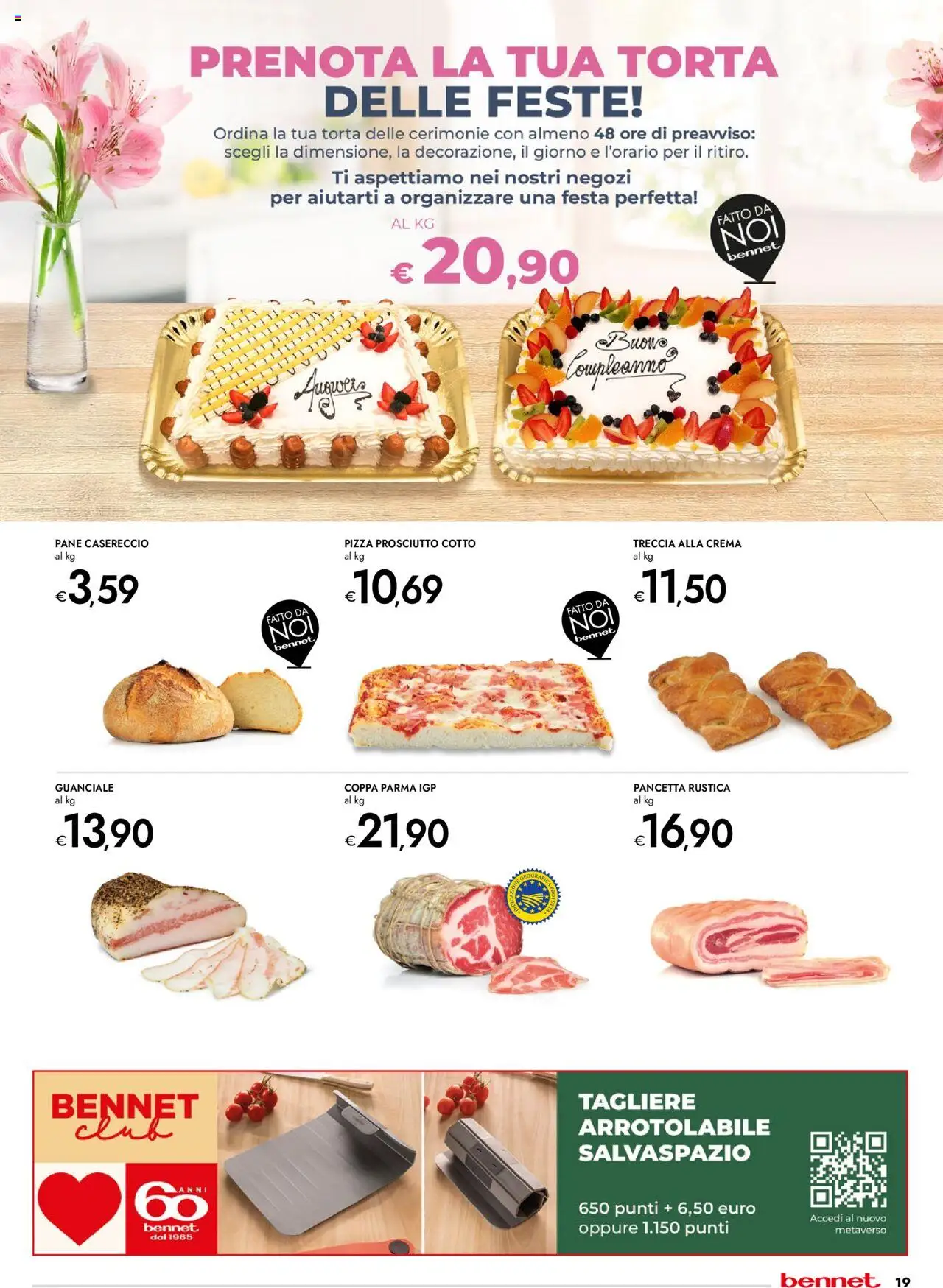 Volantino bennet del 11.09.2025 | Pagina: 19 | Prodotti: Pizza, Pancetta, Torta, Guanciale