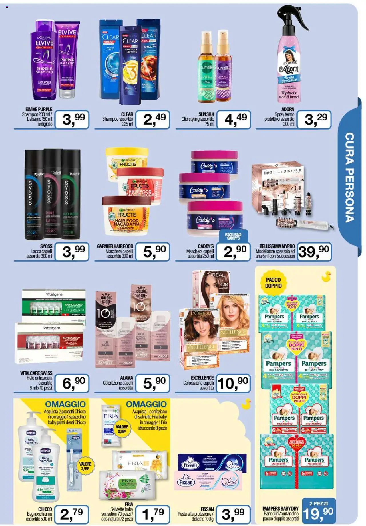 Volantino Caddy's del 02.10.2025 | Pagina: 5 | Prodotti: Spazzola, Bagnoschiuma, Colorazione capelli, Mutandine