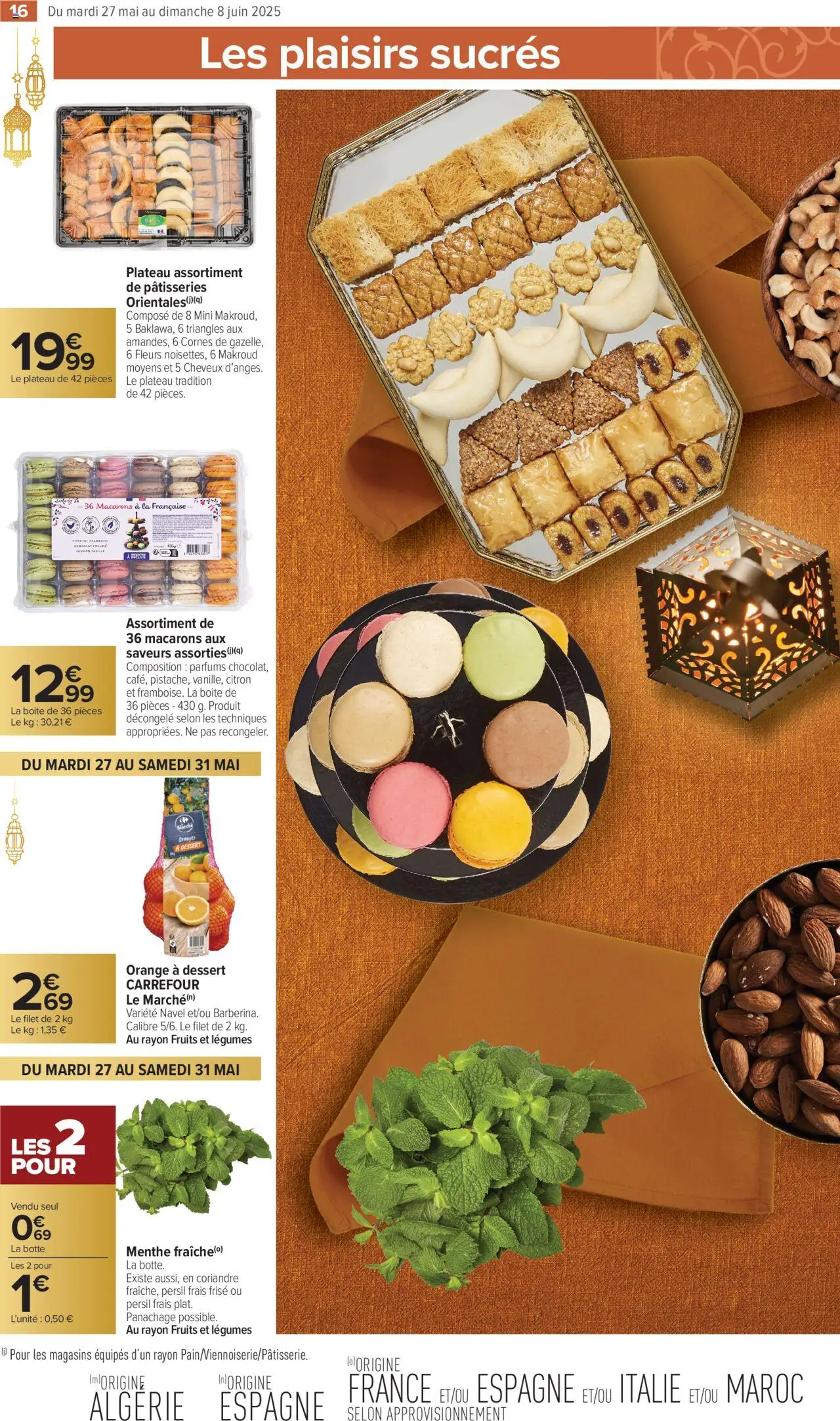  | Page: 16 | Produits: Citron, Orange, Plateau, Coriandre