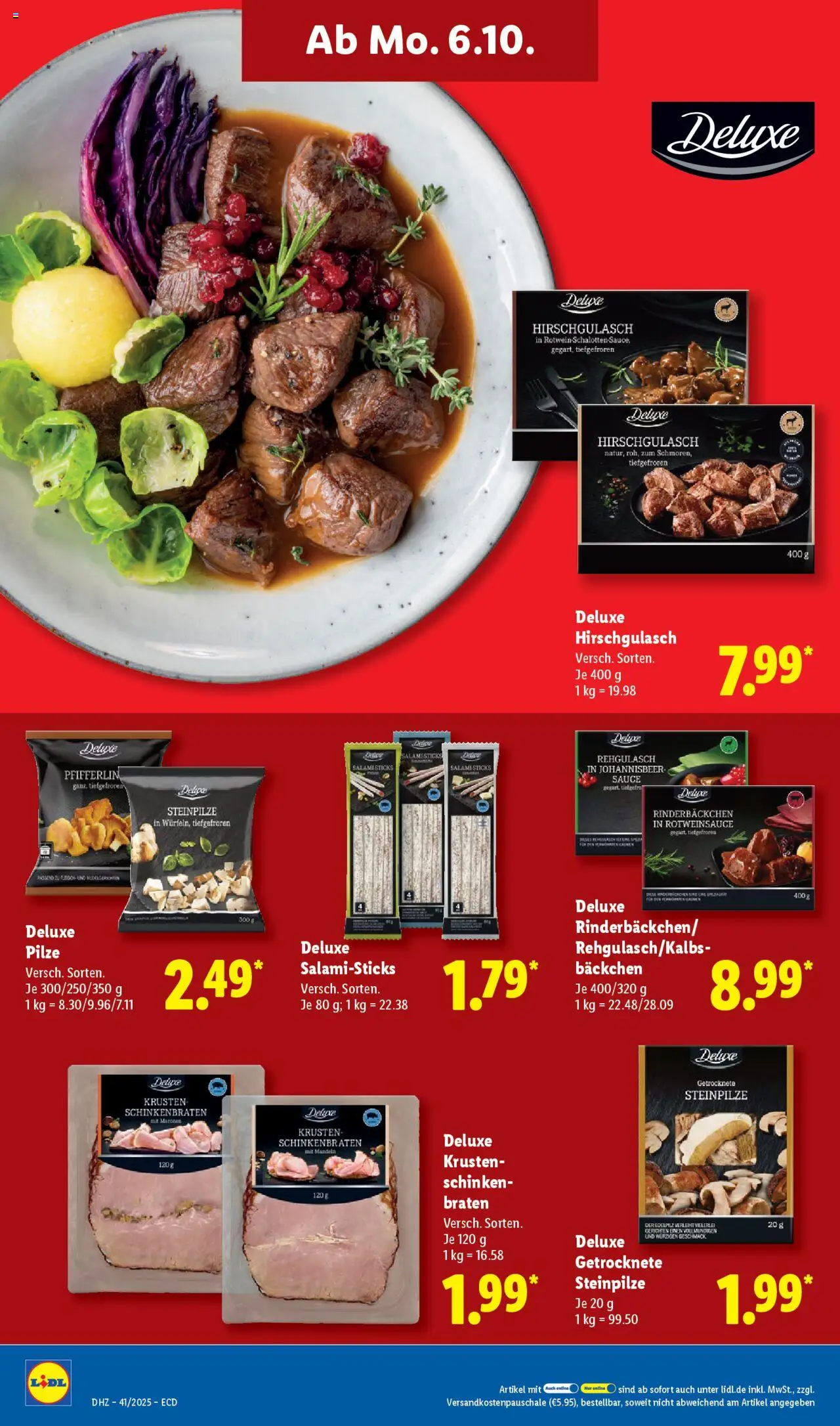 Lidl - Prospekt – gültig ab 06.10.2025 | Seite: 24 | Produkte: Salami, Schinken