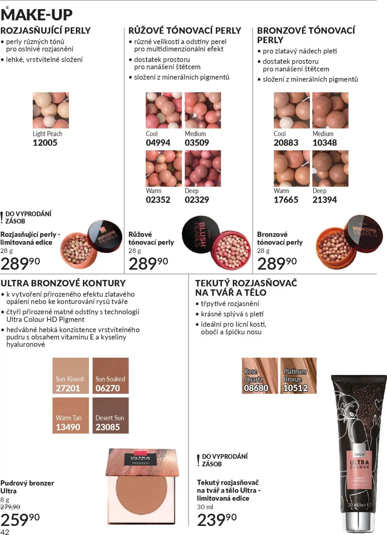 Avon katalog 9/2025 od 01.09.2025 | Strana: 44 | Produkty: Makeup, Bronzer, Rozjasňovač