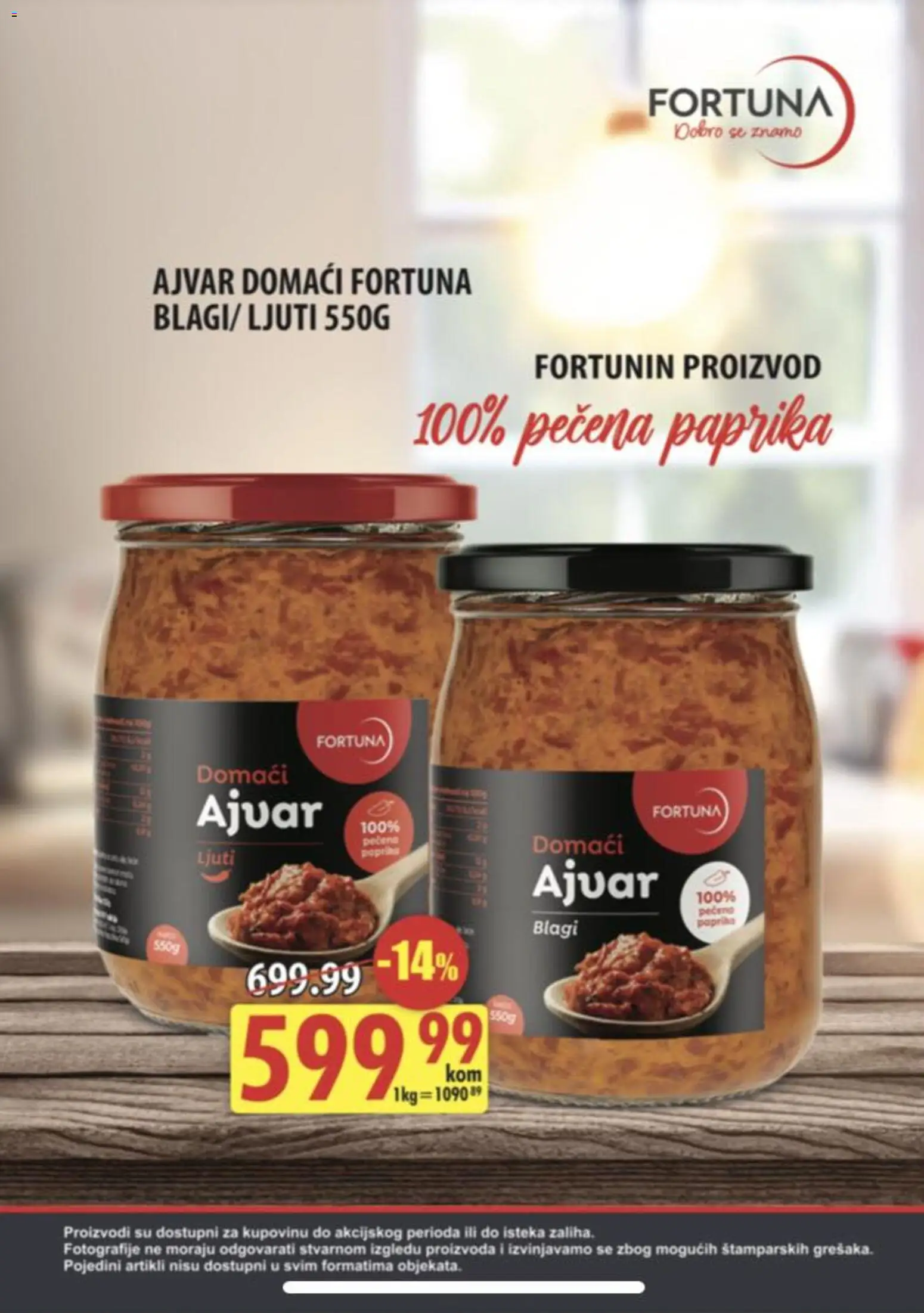 Fortuna Market katalog - važi od 03.11.2025 | Strana: 2 | Proizvode: Ajvar, Pečena paprika, Paprika