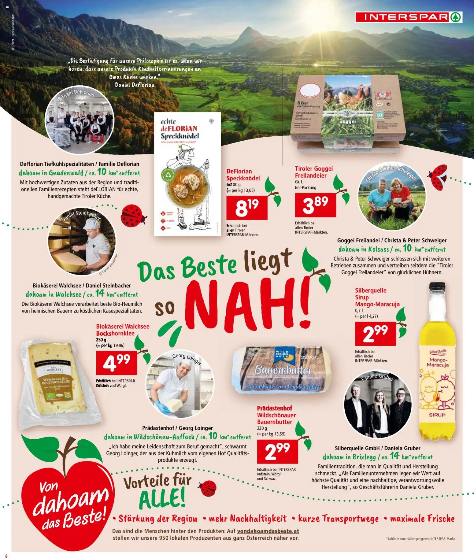 Interspar Flugblatt - Tirol gültig ab 26.02.2026 | Seite: 9 | Produkte: Mango, Eier