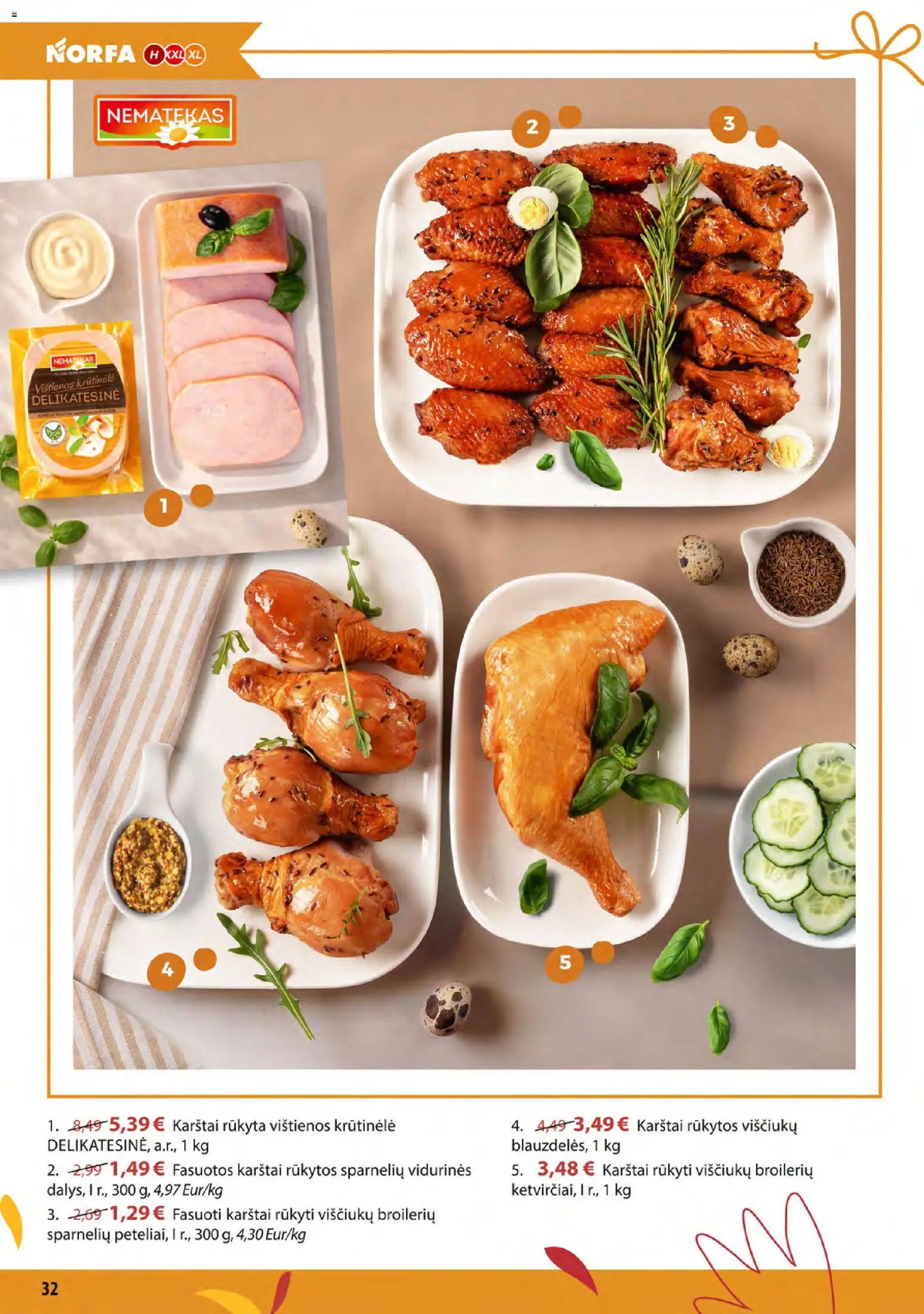 NORFA akcijos nuo 24.03.2026 | Puslapis: 32 | Prekių: Vištienos, Viščiukų