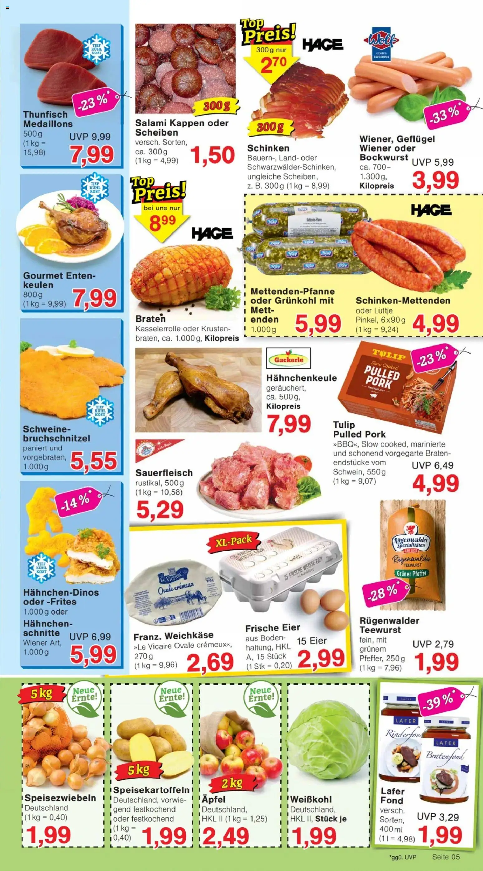 Jawoll Prospekt – gültig ab 10.11.2025 | Seite: 9 | Produkte: Hahnchen, Äpfel, Salami, Schinken