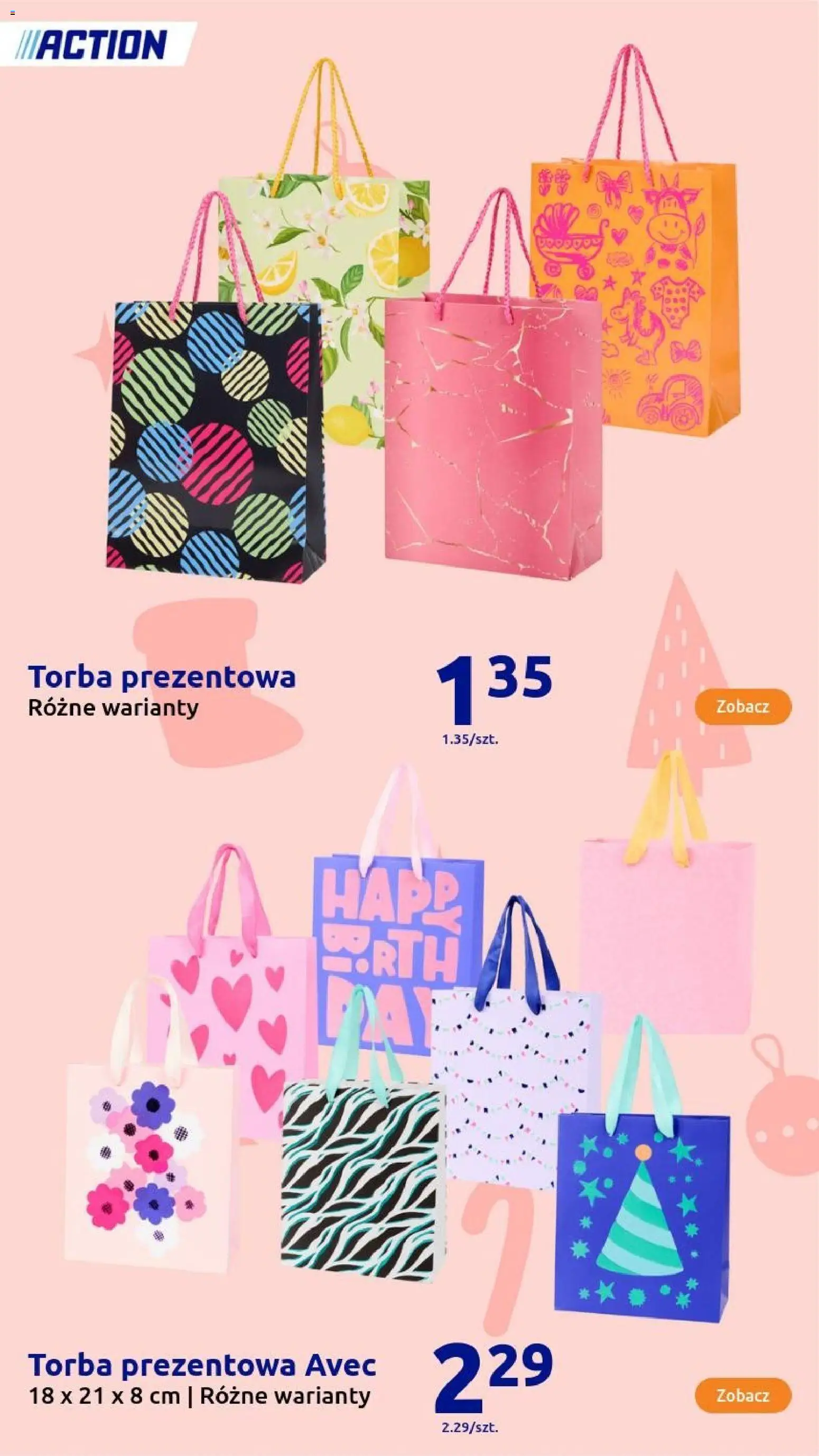 Action Gazetka - Presents od 05.11.2025 | Strona: 169 | Produkty: Torba