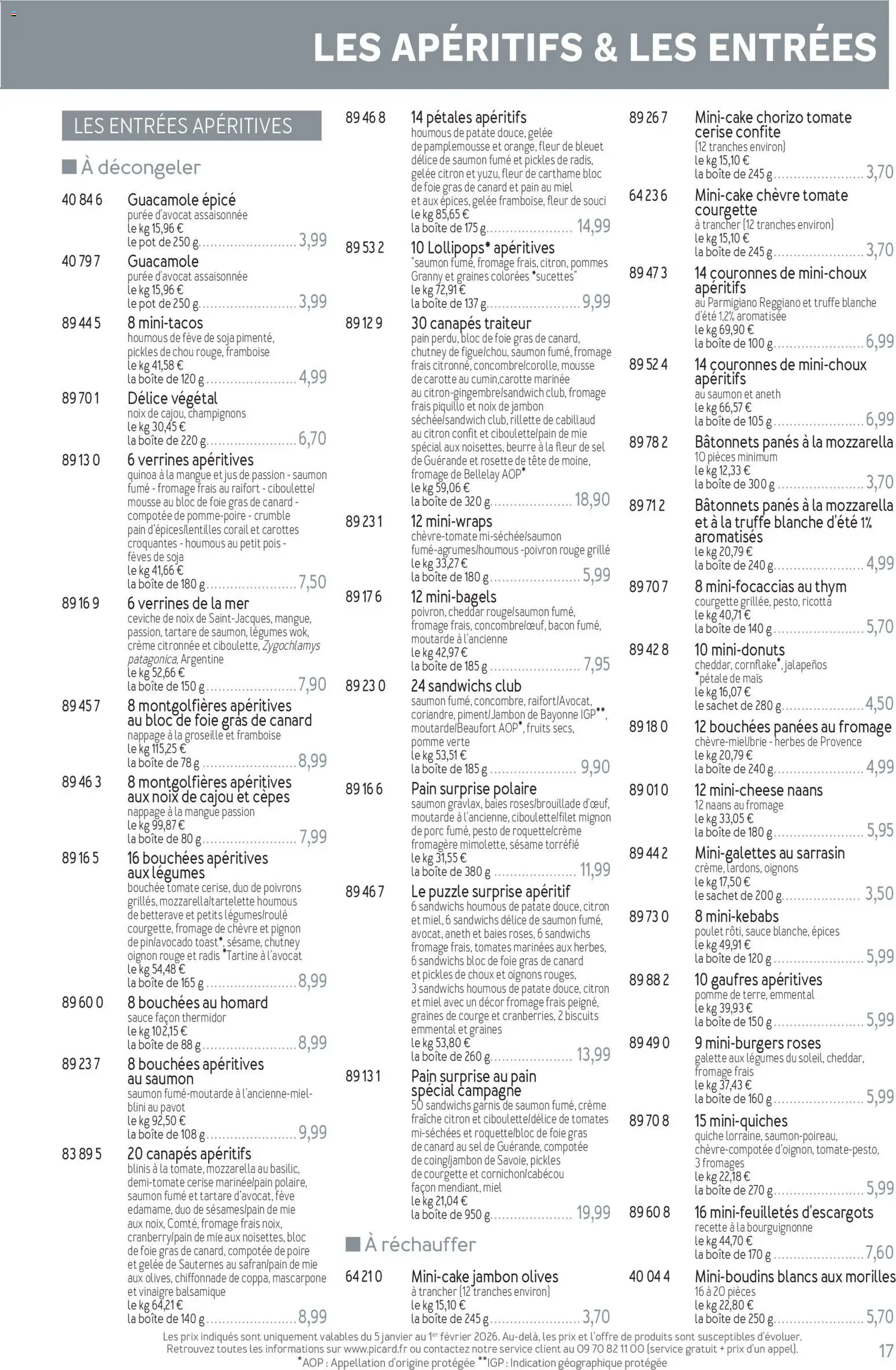 {H1} | Page: 17 | Produits: Graines de courge, Herbes de provence, Pois, Crème