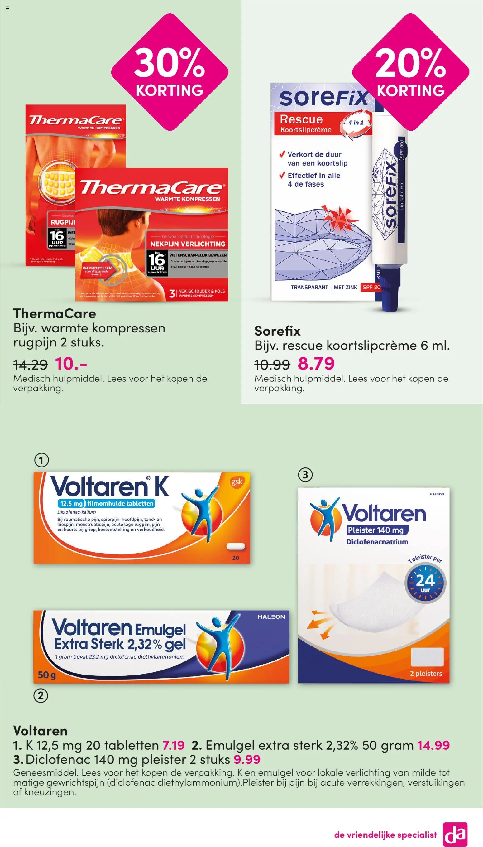 {H1} | Pagina: 21 | Producten: Kompressen, Verlichting, Gel