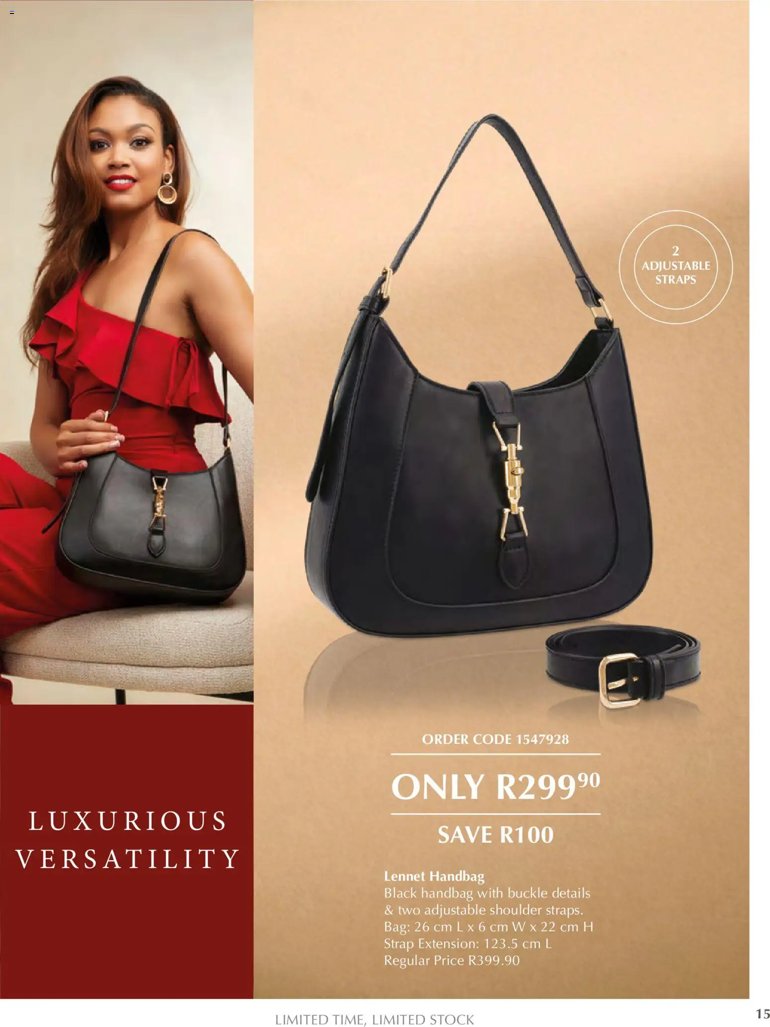 New Justine catalogue – valid from 20.01.2026 | Page: 15 | Products: Handbag, Bag, Stock