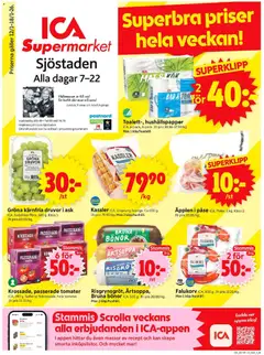 ICA Supermarket - Stockholm - Förhandsvisning av reklamblad från butik ICA Supermarket aktuell från 12.01.2026