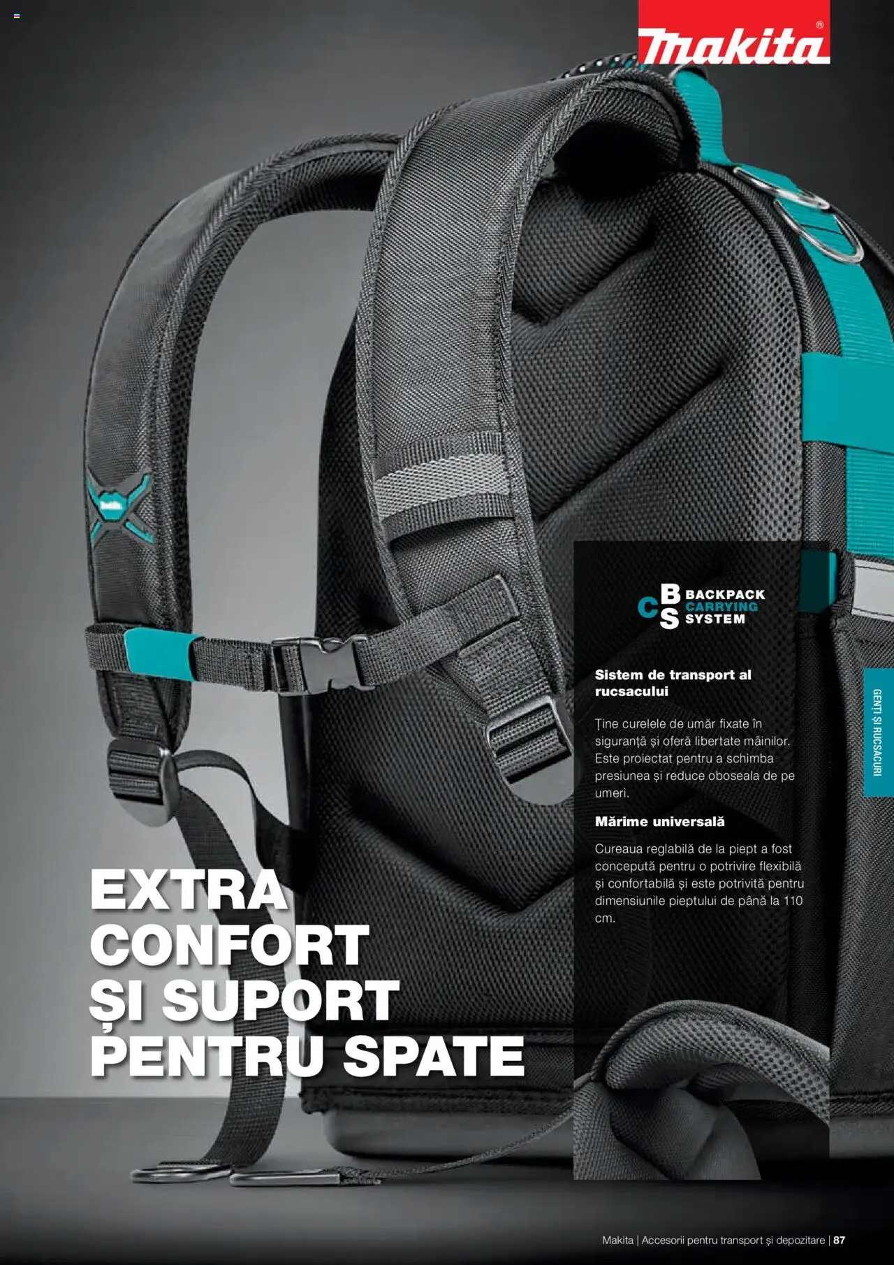 Makita catalog - Accesorii pentru transport si depozitare   – valabil de la 06.09.2021 | Pagină: 87