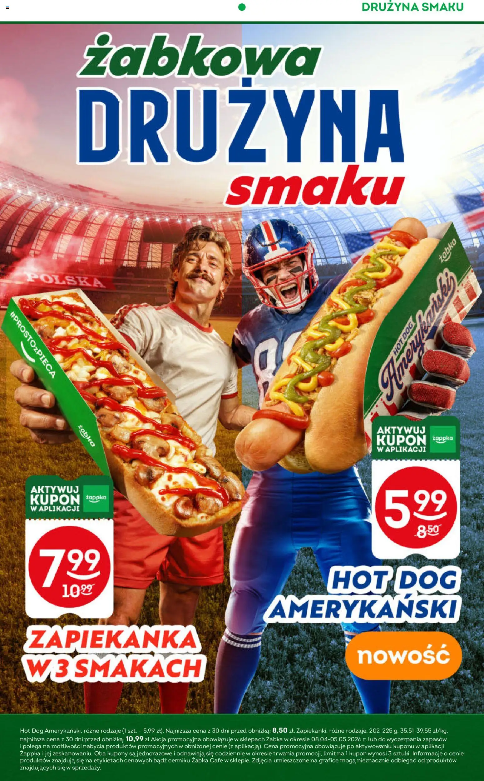 Żabka gazetka od 08.04.2026 | Strona: 9 | Produkty: Zapiekanka