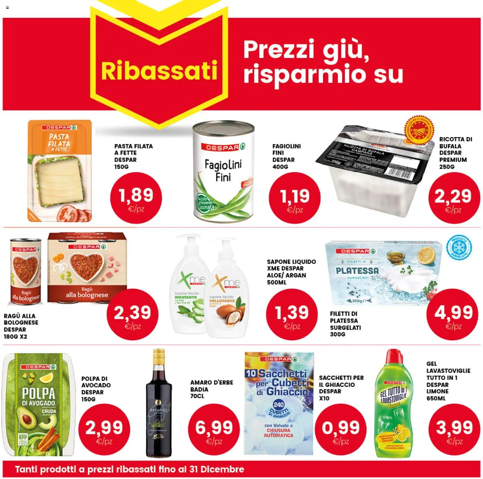 Volantino Interspar del 17.11.2025 | Pagina: 23 | Prodotti: Limone, Ragú, Ricotta, Fagiolini