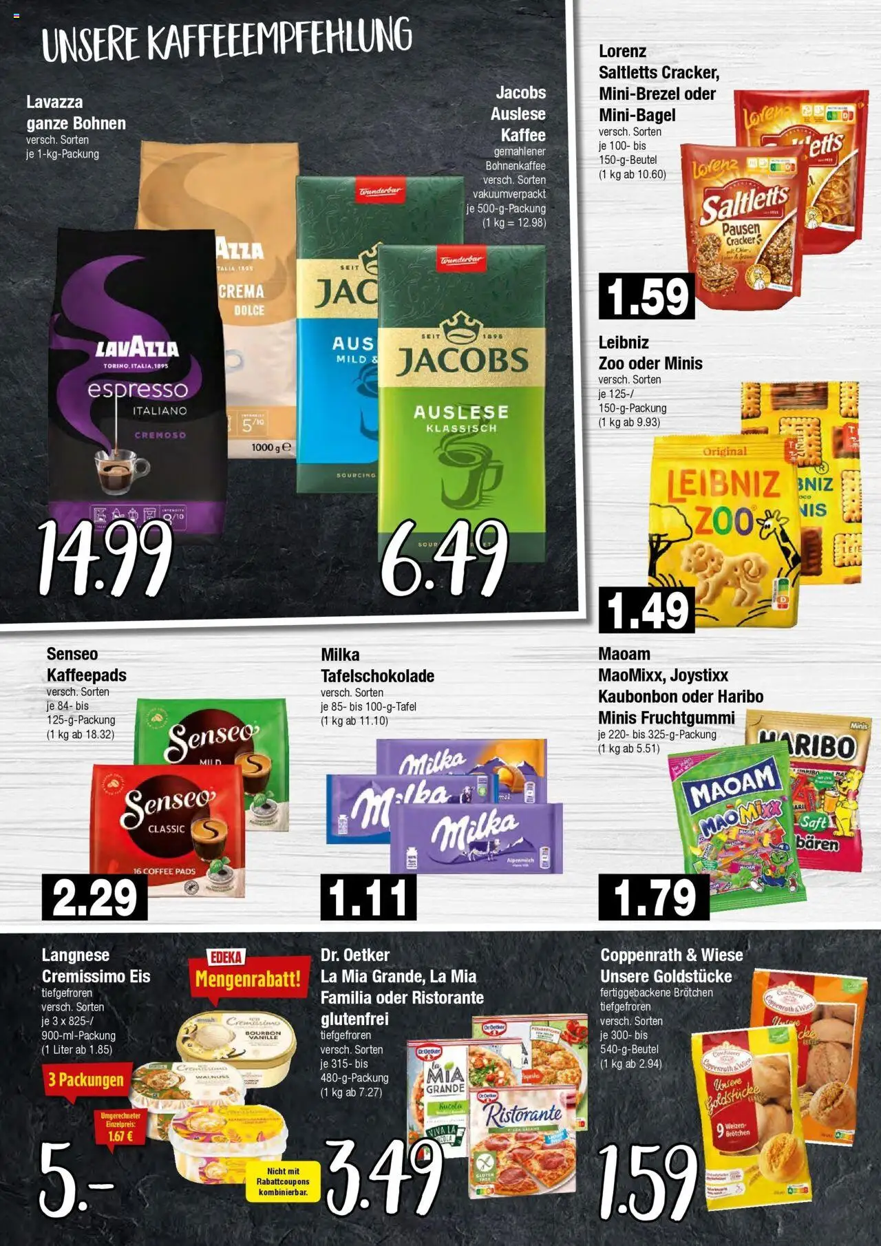 Edeka prospekt Hamburg	 - gültig ab dem 29.06.2025 | Seite: 6 | Produkte: Lavazza, Langnese, Milka, Saft