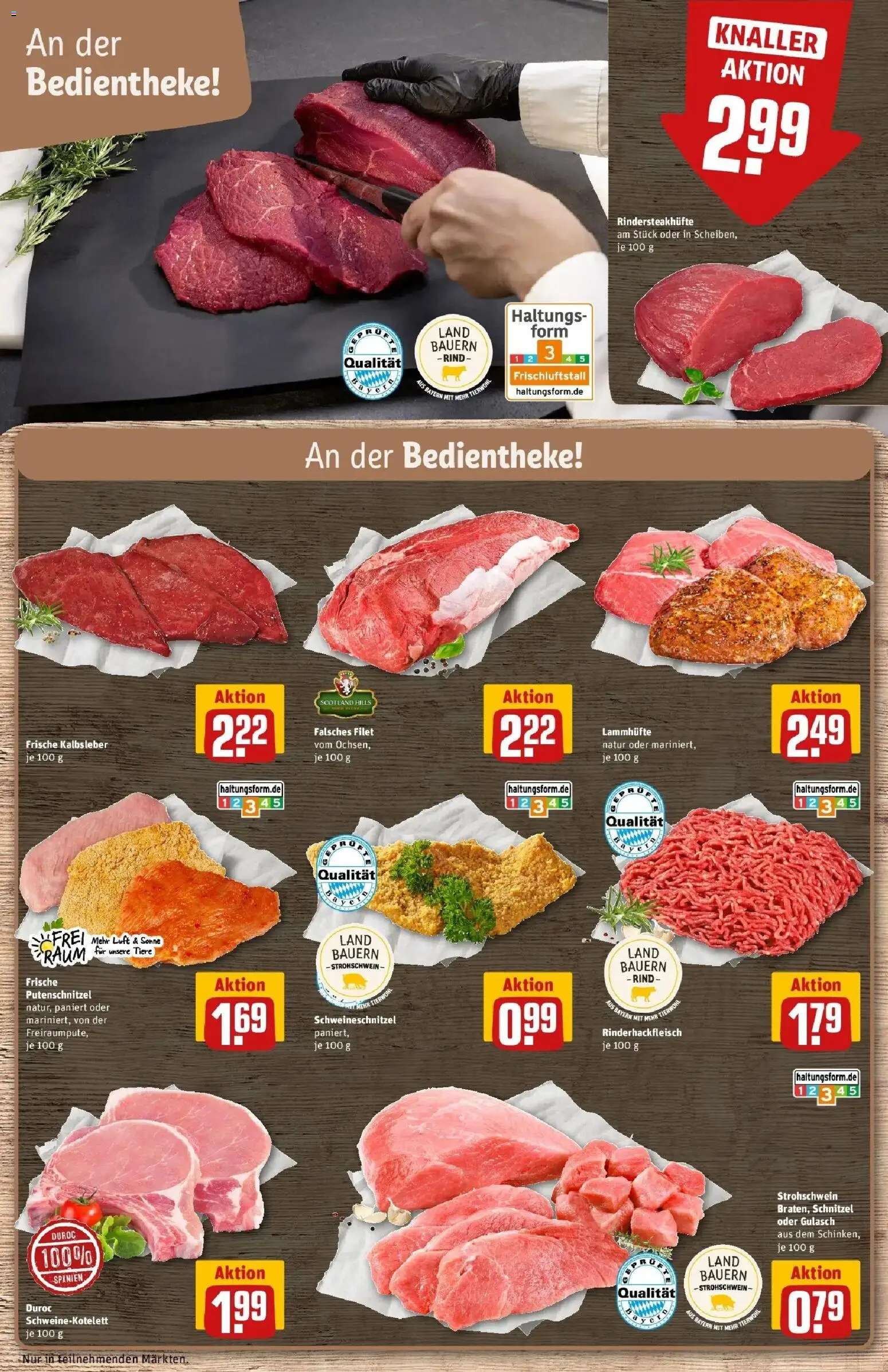 Rewe Prospekt Volkach	 – gültig ab 30.03.2026 | Seite: 12 | Produkte: Schnitzel, Kalbsleber, Gulasch, Putenschnitzel