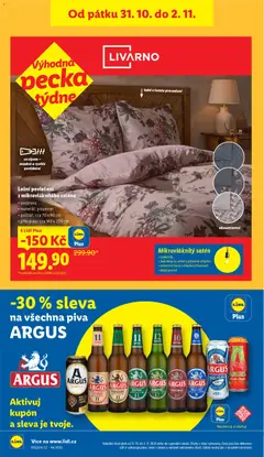Náhled letáku ARGUS, -30% sleva na všechna piva ARGUS od 30.10.2025 | Strana: 42