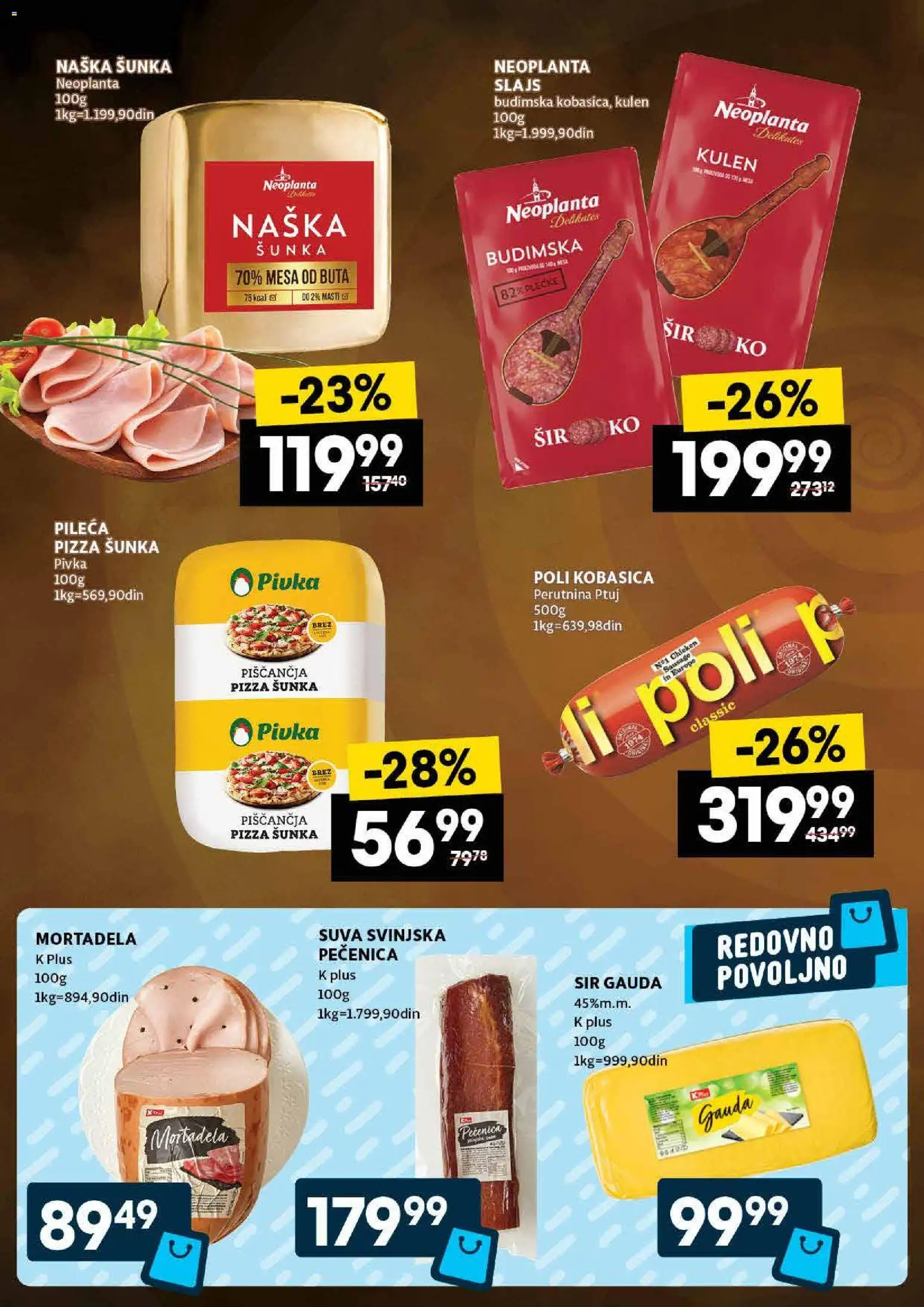 Roda katalog - važi od 23.10.2025 | Strana: 8 | Proizvode: Kulen, Perutnina Ptuj, Pizza šunka, Pečenica