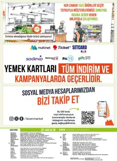 08.04.2026 tarihinden itibaren geçerli olan Biçen Market kataloğu önizlemesi | Sayfa: 8
