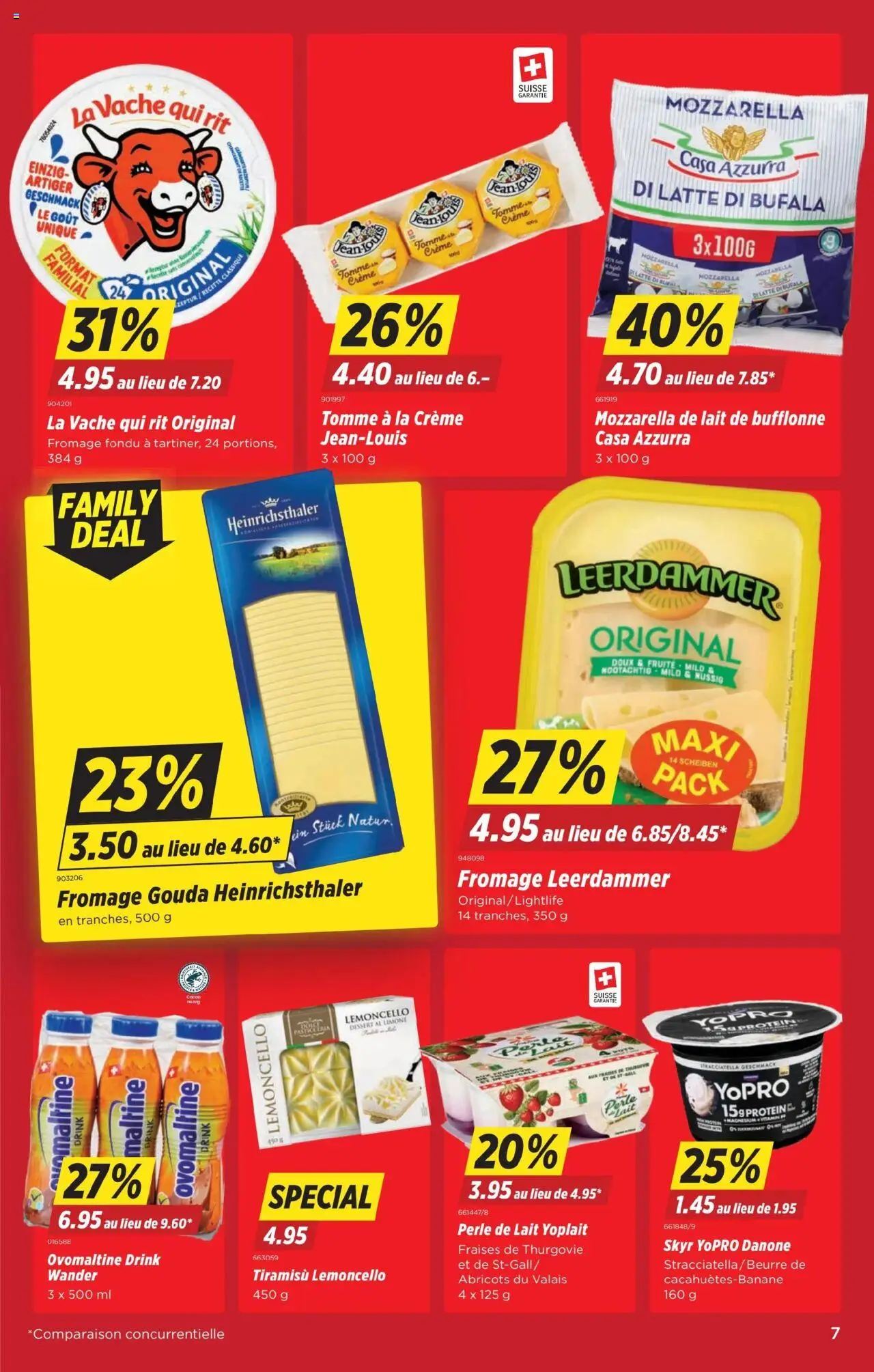 Denner Aktionen FR ab 26.08.2025 | Seite: 7 | Produkte: Gouda, Creme