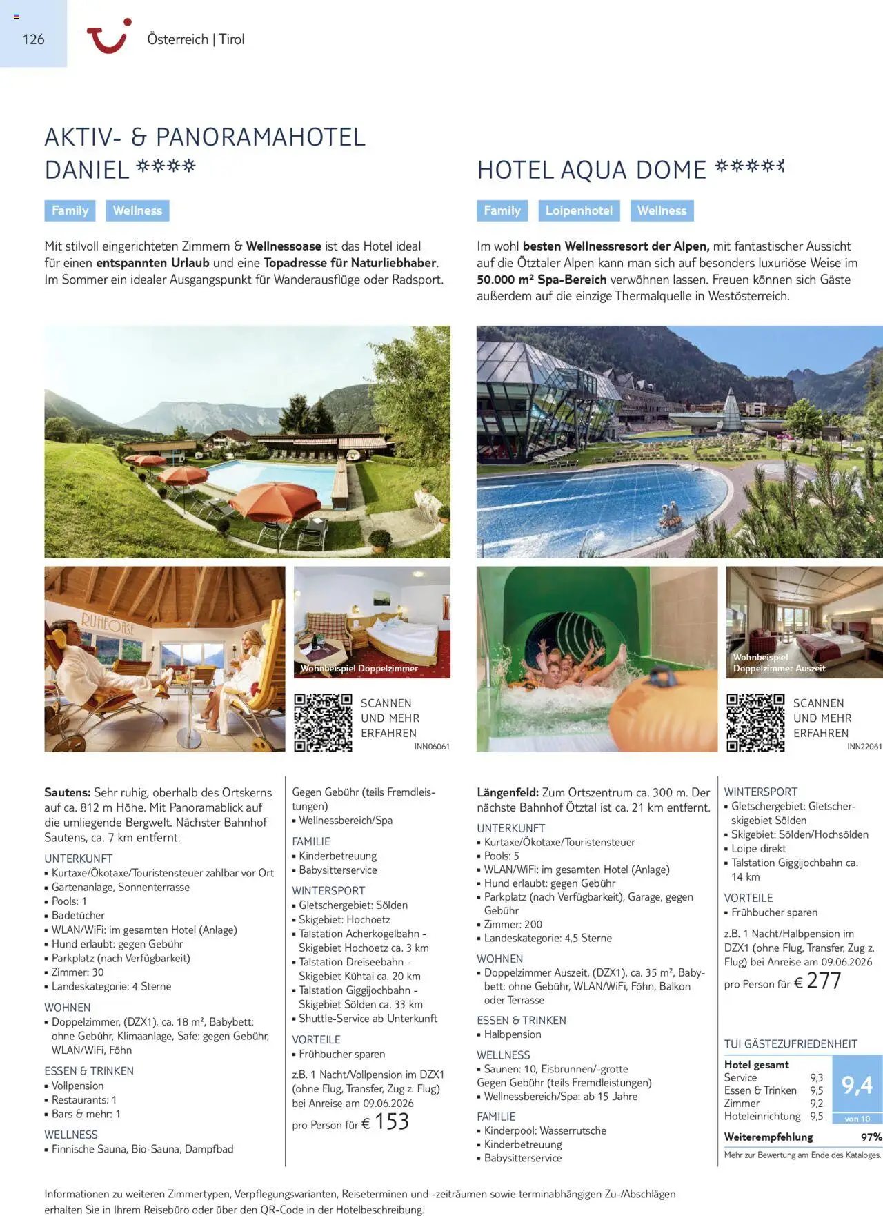 Aida - Urlaub mit eigener Anreise  – gültig ab 01.11.2025 | Seite: 126 | Produkte: Bett, Babybett, Föhn