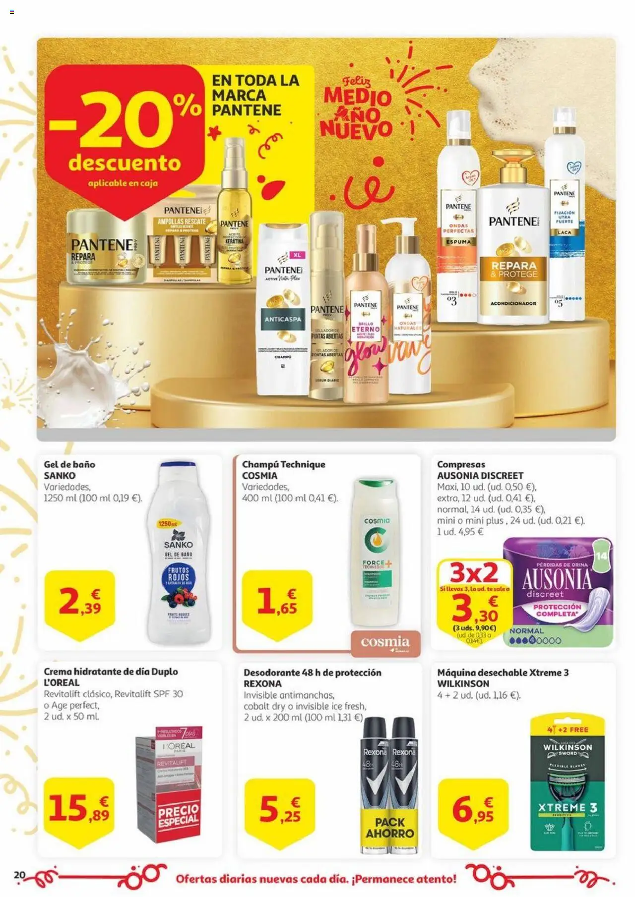Alcampo -  Canarias │ válido desde el 17.06.2025 | Página: 20 | Productos: Acondicionador, Desodorante, Té, Γλυφιτζούρι
