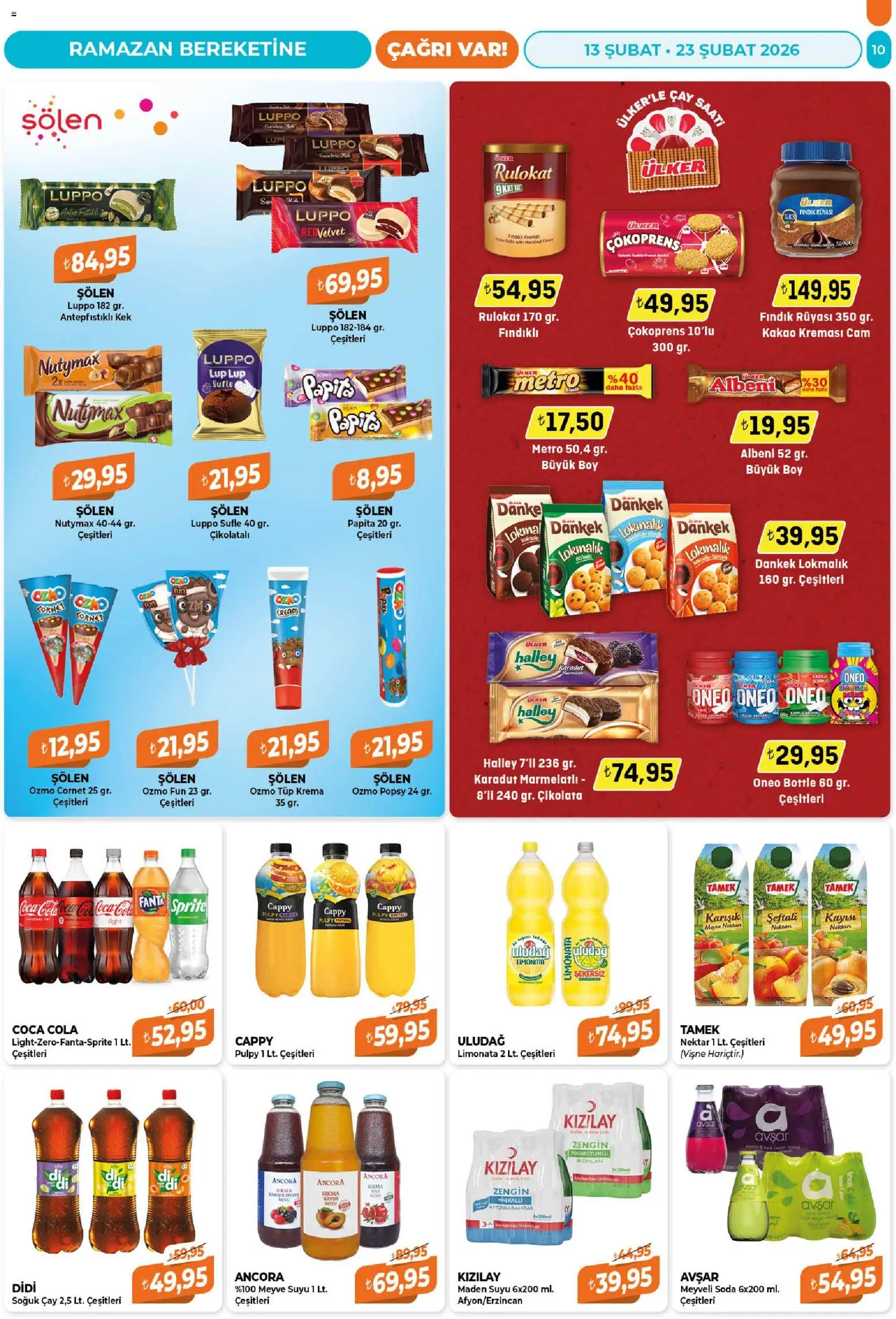 Çağrı Market Katalog - 13.02.2026 tarihinden itibaren geçerlidir | Sayfa: 10