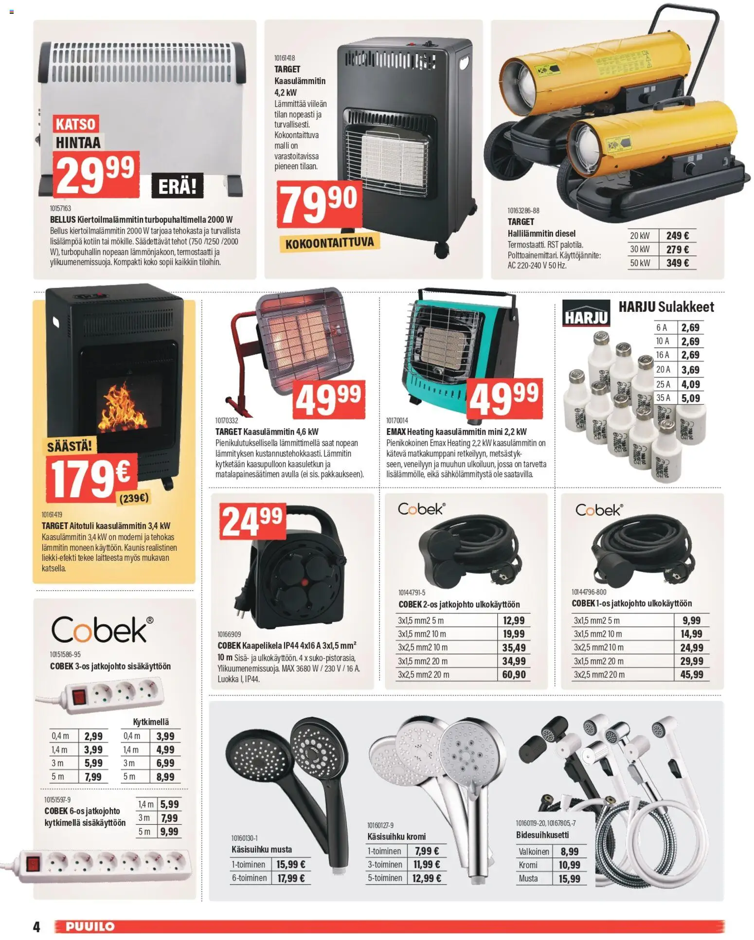 Puuilo tarjoukset – voimassa 16.02.2026 alkaen | Sivu: 4 | Tuotteet: Jatkojohto