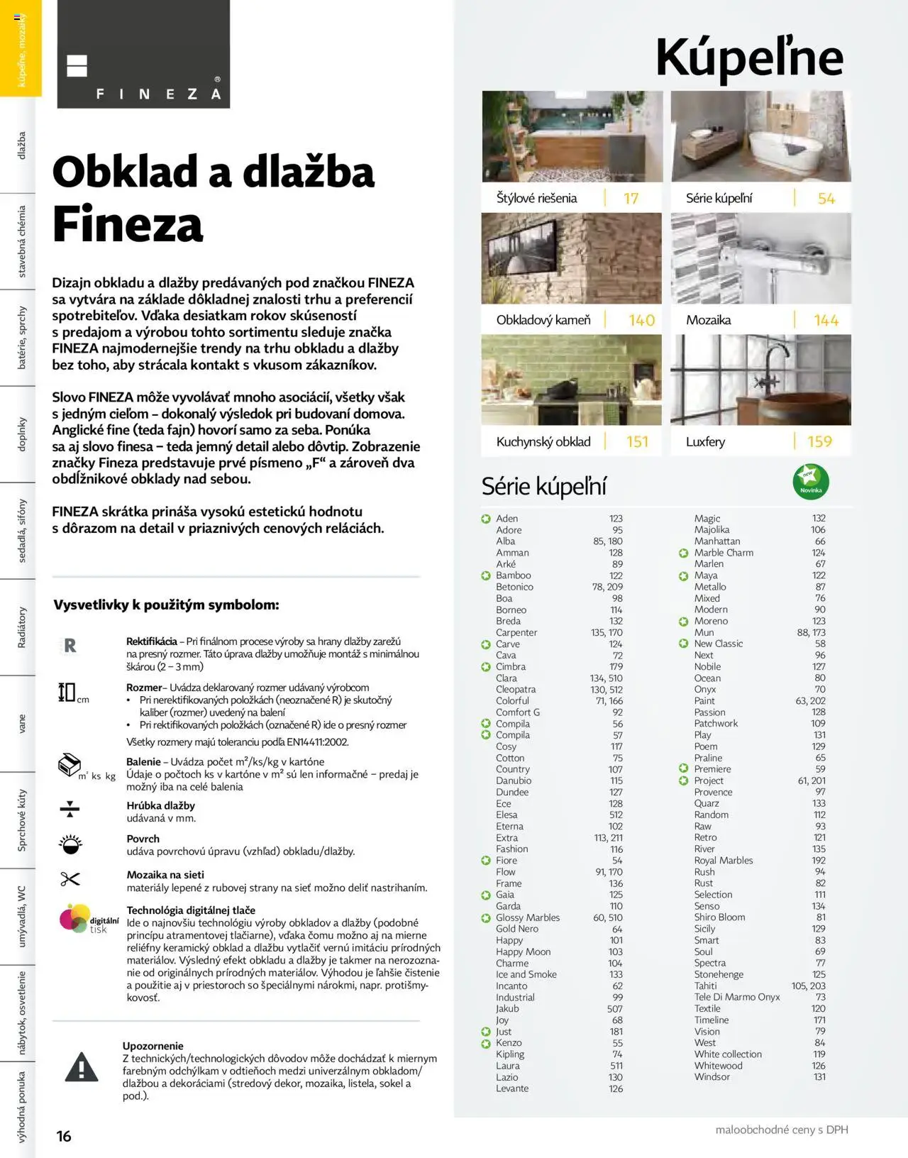 Siko leták │ platný od 01.08.2024 | Strana: 16 | Produkty: Osvetlenie, Dlažba, Radiátory, Obklad