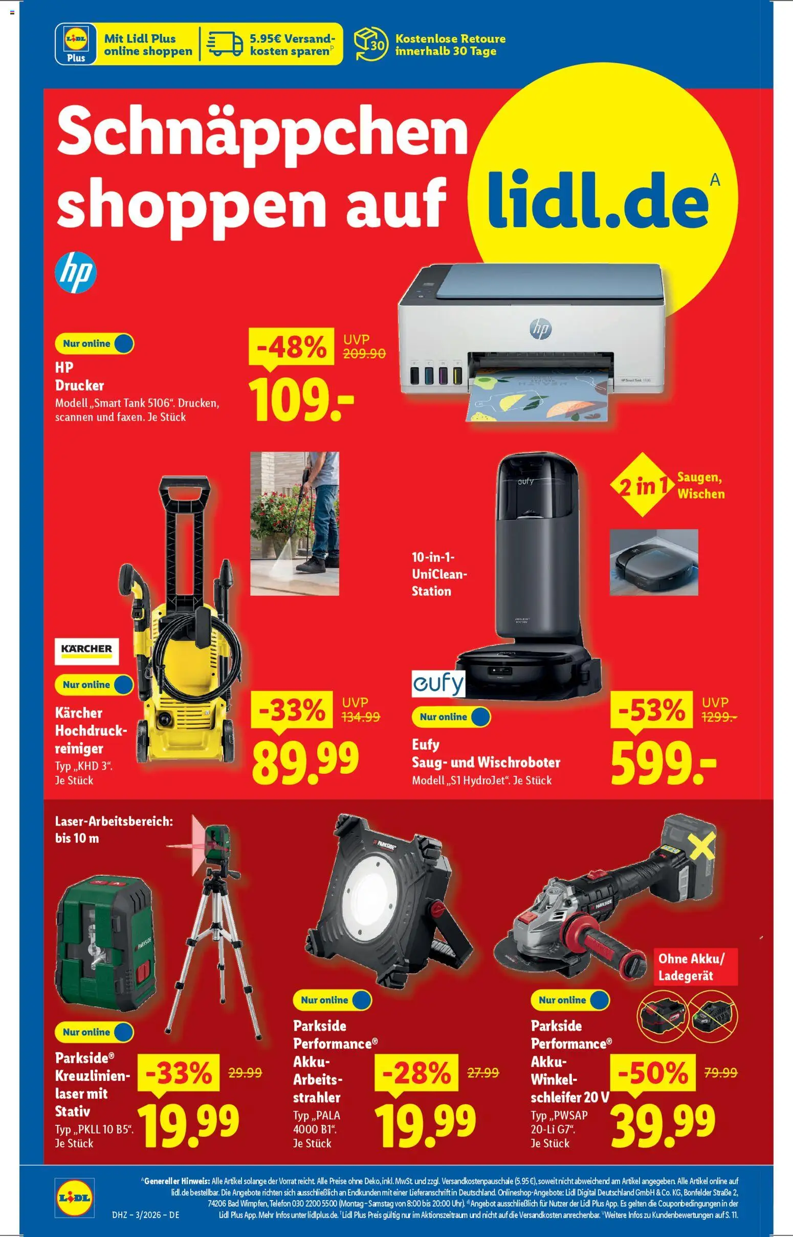 Lidl - Prospekt – gültig ab 12.01.2026 | Seite: 2 | Produkte: Ladegerät, Telefon, Drucker, Stativ