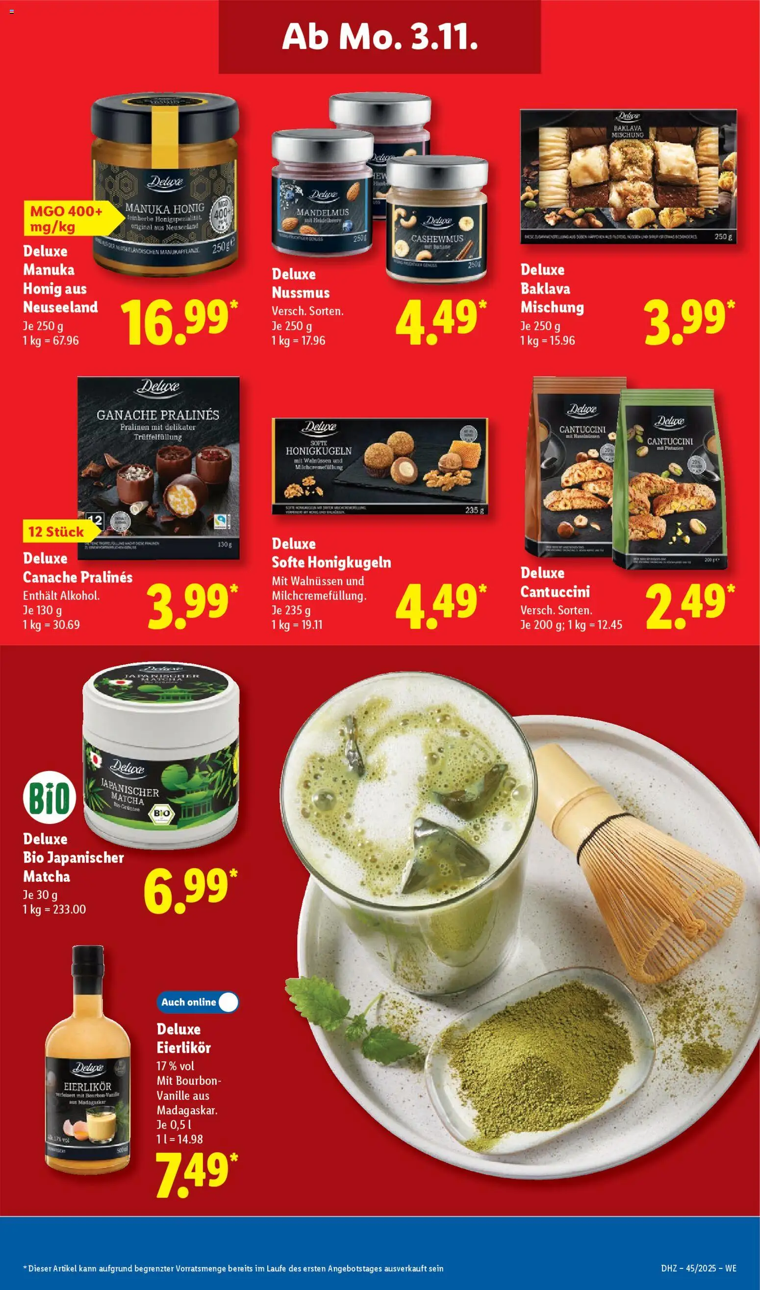 Lidl Prospekt Heppenheim – gültig ab 03.11.2025 | Seite: 25 | Produkte: Pistazien, Bourbon