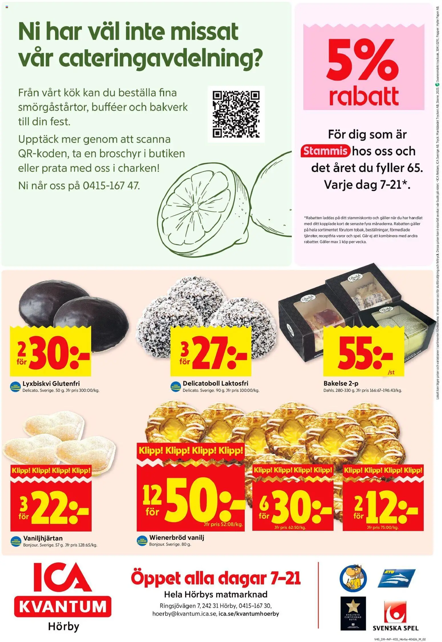 ICA Kvantum reklamblad aktuell från 03.11.2025 | Sida: 12 | Produkter: Galler, Papper, Spel