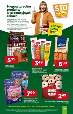 Pogląd oferty "Stokrotka Gazetka" - ważna od 11.12.2025 | Strona: 36 | Produkty: Stokrotka, Ciasto, Piernik, Herbatniki