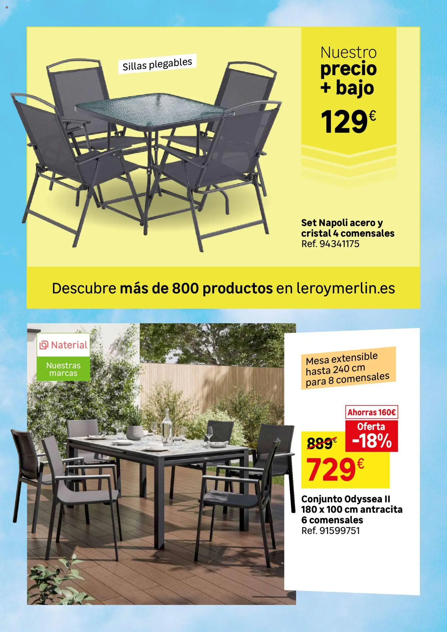 Leroy Merlin catálogo │ válido desde el 21.04.2026 | Página: 8 | Productos: Mesa extensible, Mesa