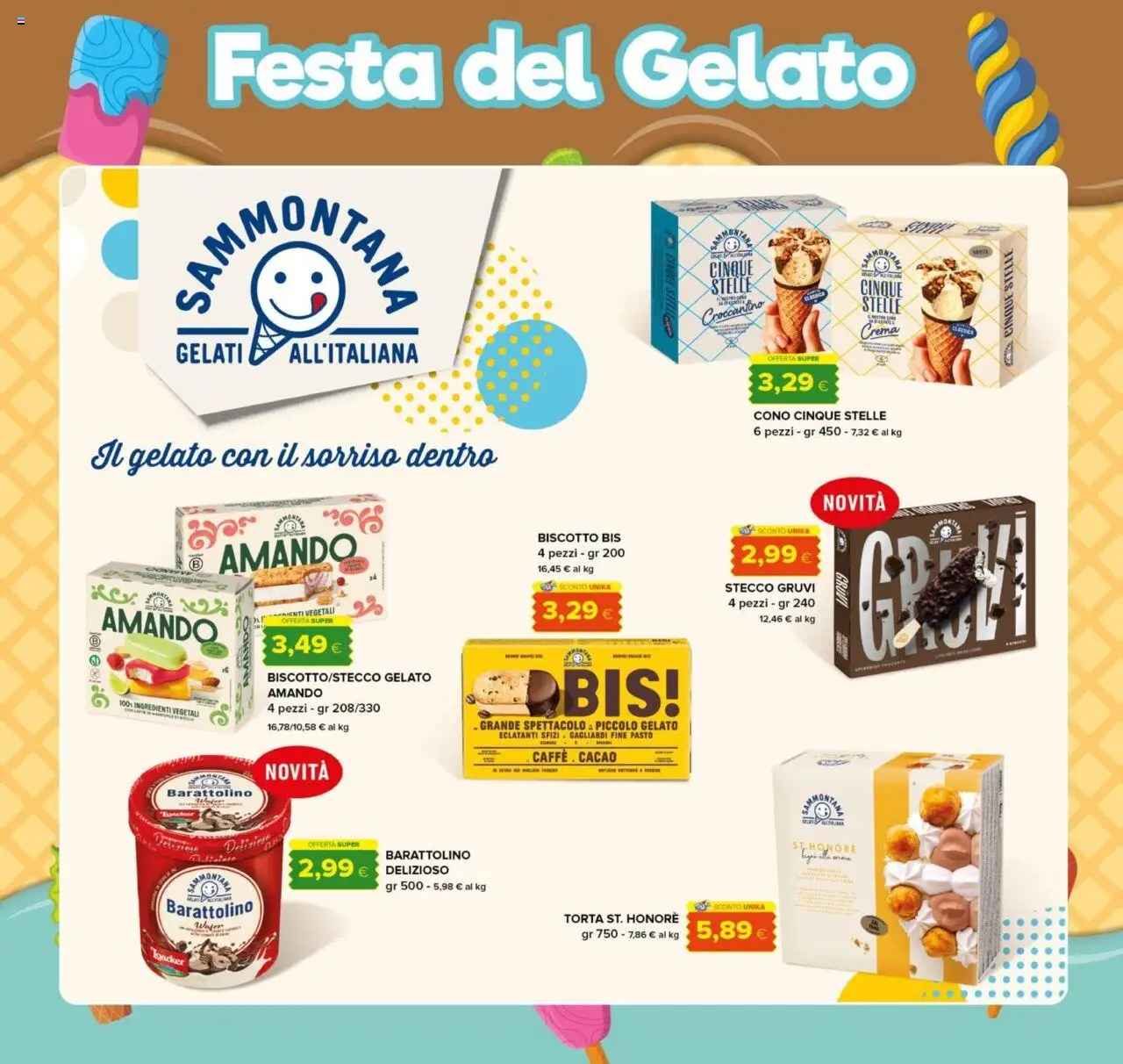 Volantino Tigre del 24.07.2025 | Pagina: 11 | Prodotti: Crema, Gelato, Torta