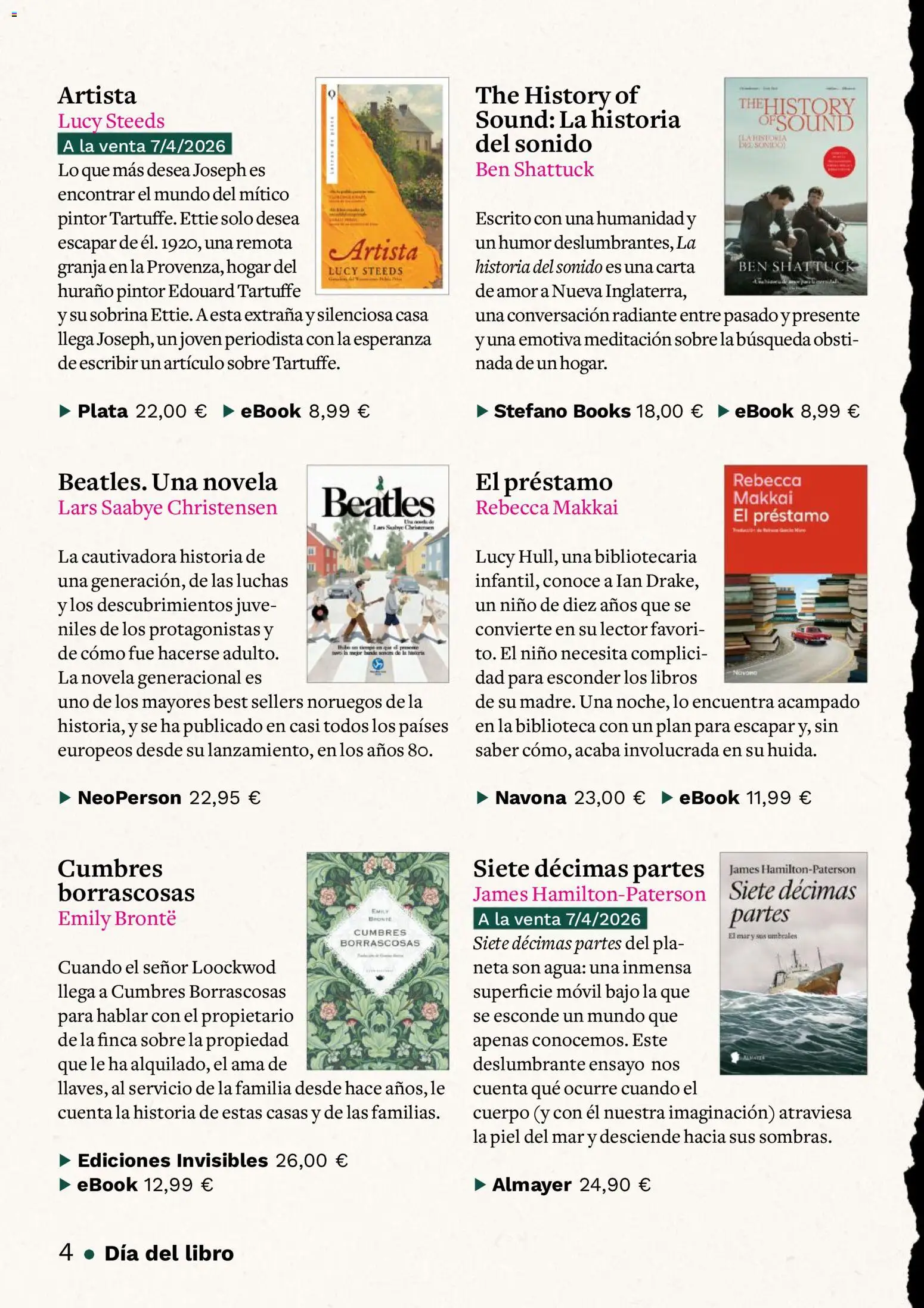 Casa del libro folleto │ válido desde el 01.04.2026 | Página: 4 | Productos: Biblioteca