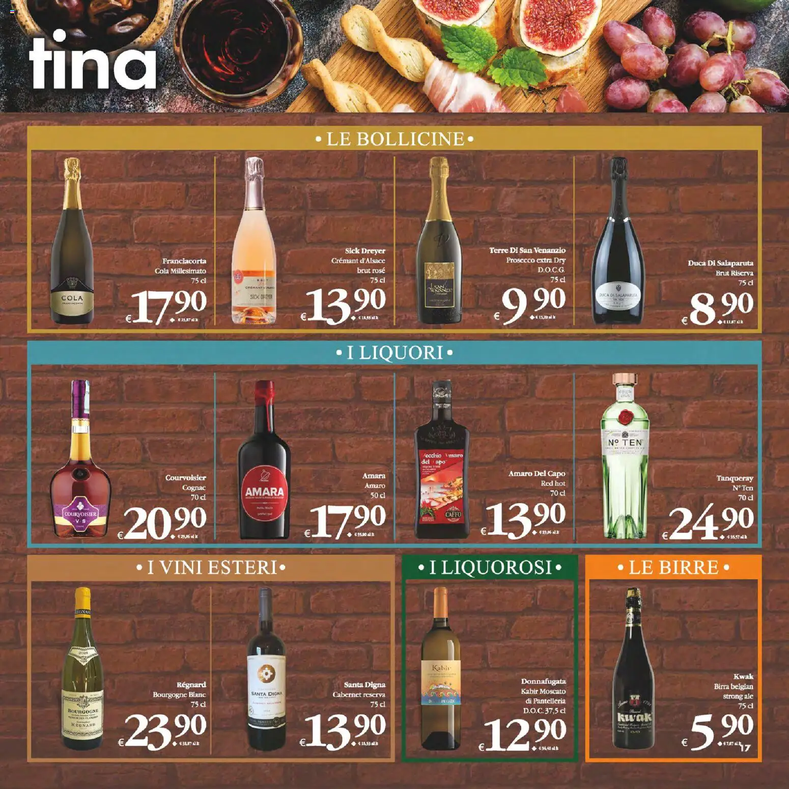 Volantino Decò del 23.01.2026 | Pagina: 17 | Prodotti: Birra, Prosecco, Amaro