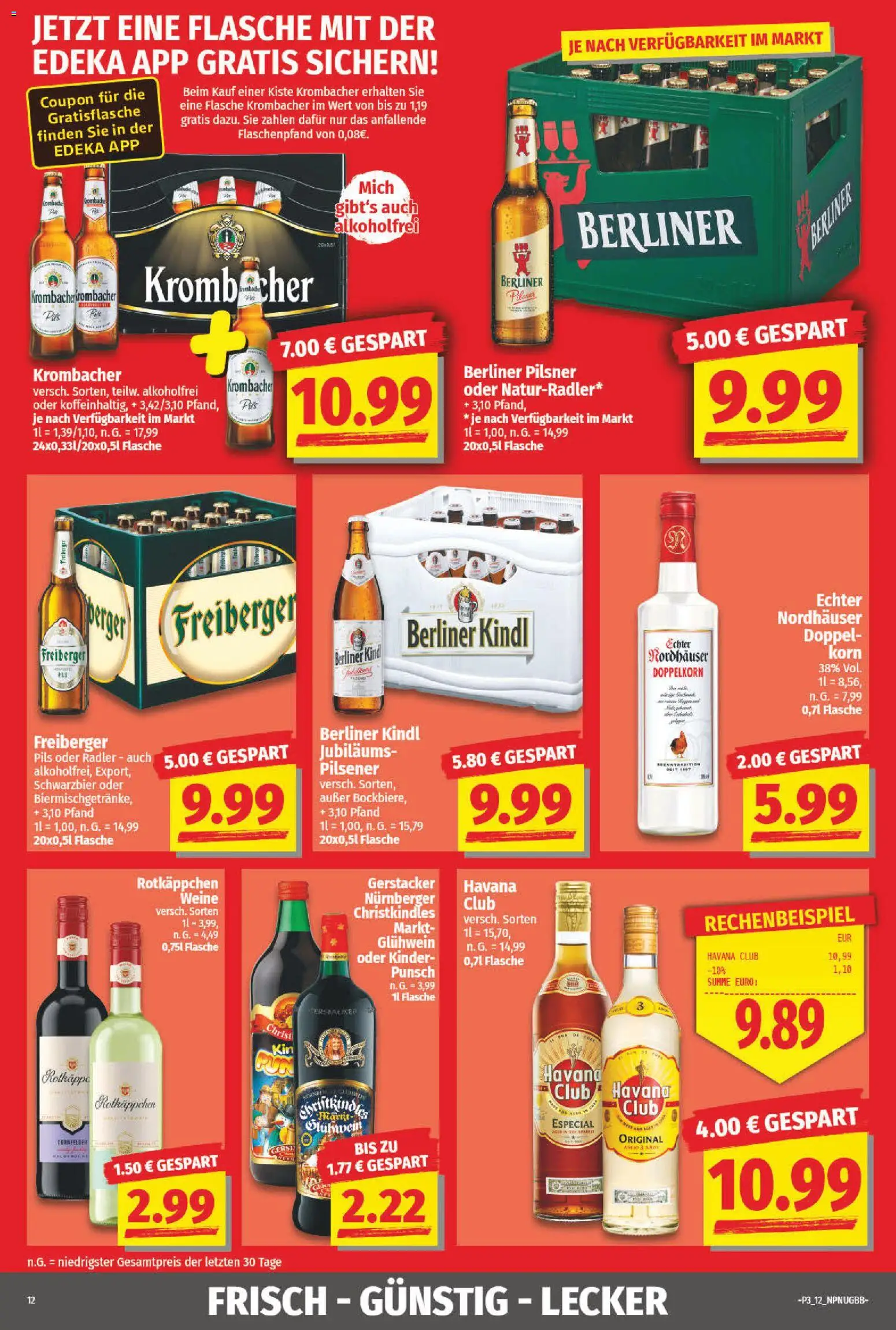 NP Discount Prospekt 	 – gültig ab 12.01.2026 | Seite: 12 | Produkte: Berliner, Pils, Krombacher, Rotkäppchen