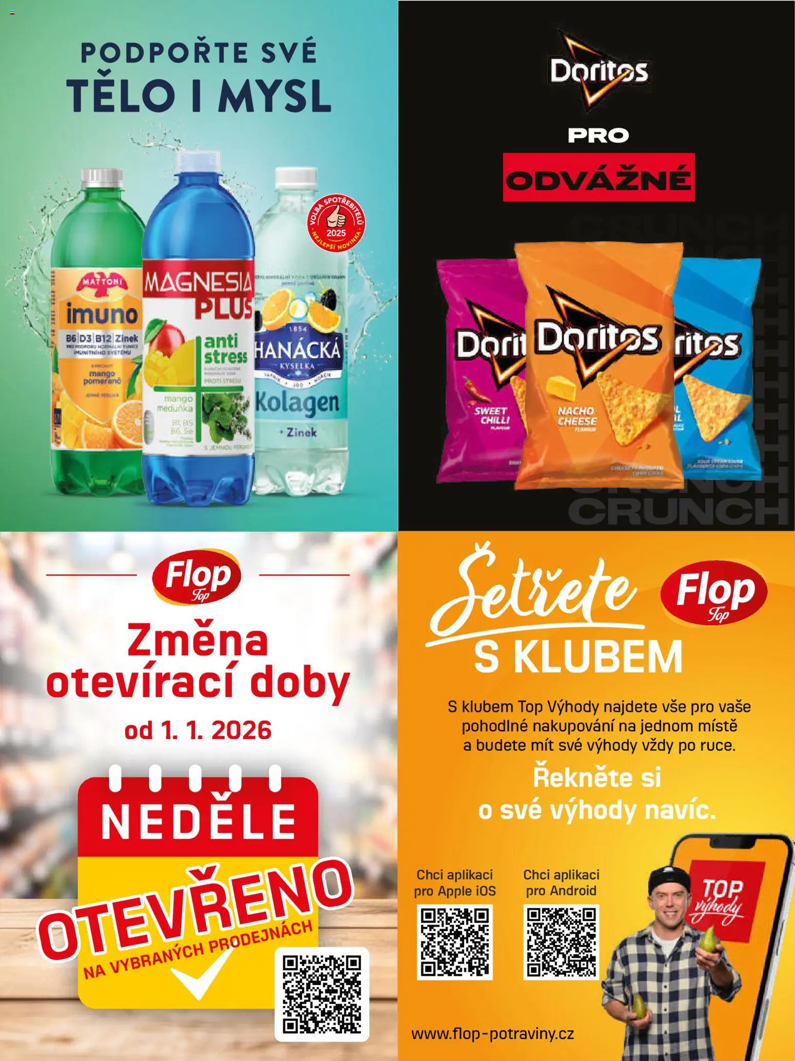 Flop leták - FlopTop od 21.01.2026 | Strana: 5 | Produkty: Mango, Magnesia, Doritos, Kolagen