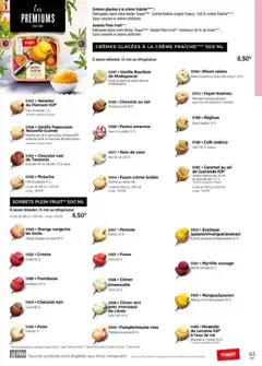 Thiriet - Prévisualisation de Thiriet Catalogue livraison à domicile  valide à partir de 28.10.2025 | Page: 63 | Produits: Framboise, Rhum, Lait, Chocolat