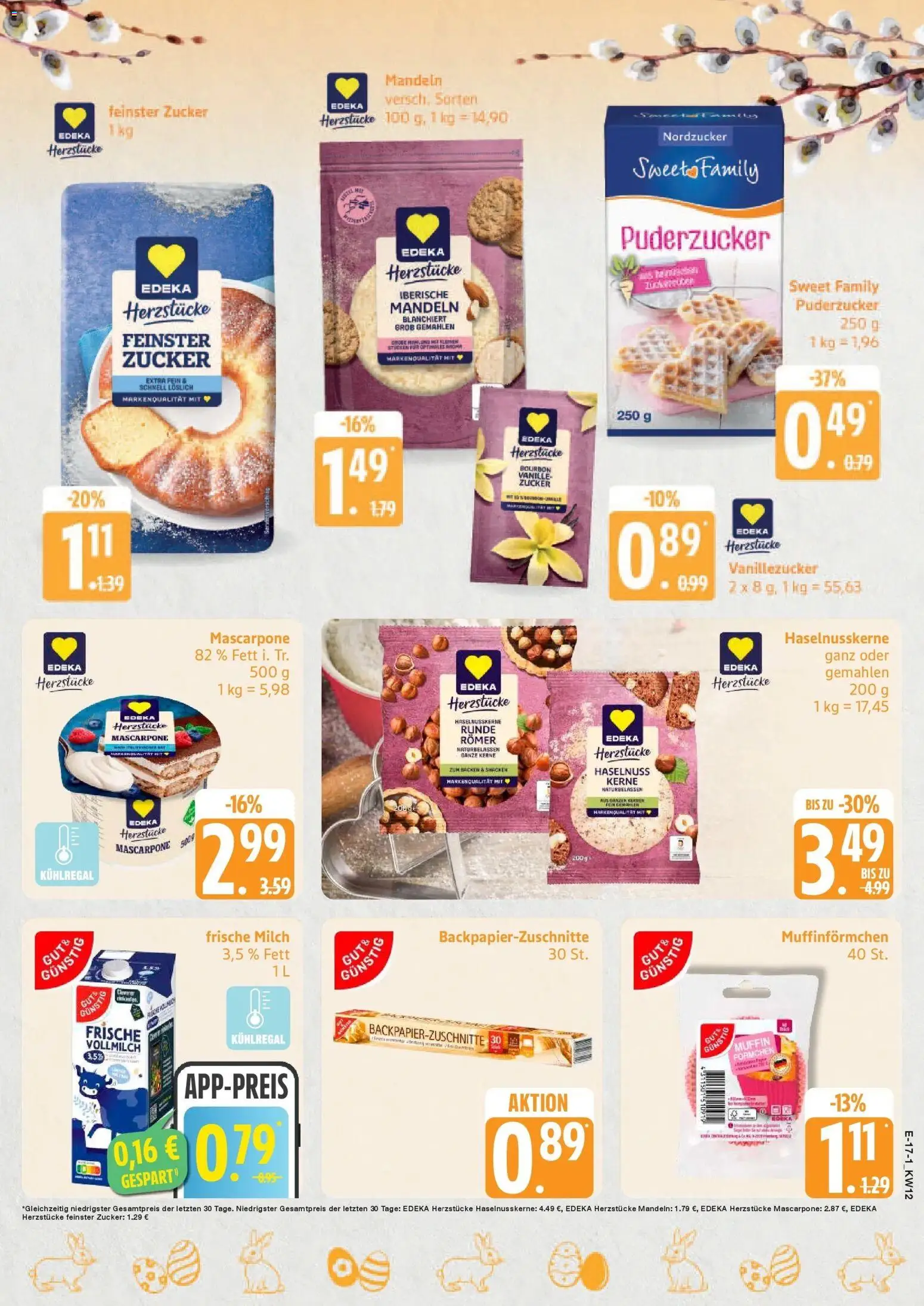 Angebote – gültig ab 16.03.2026 | Seite: 21 | Produkte: Milch, Mandeln, Zucker, Bourbon