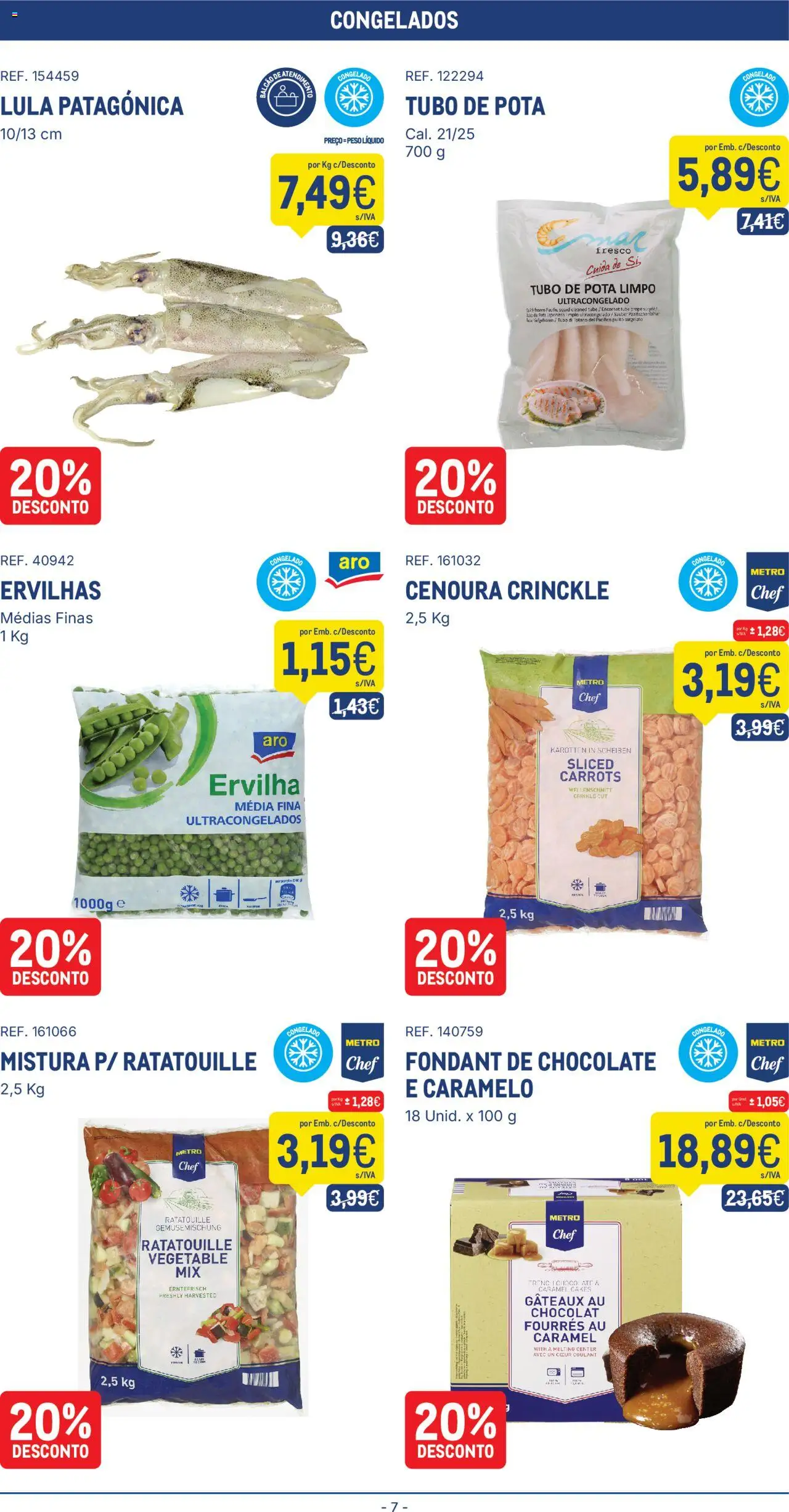 Makro folheto │ válido de 07.10.2025 | Página: 7 | Produtos: Ervilha, Chocolate, Cenoura
