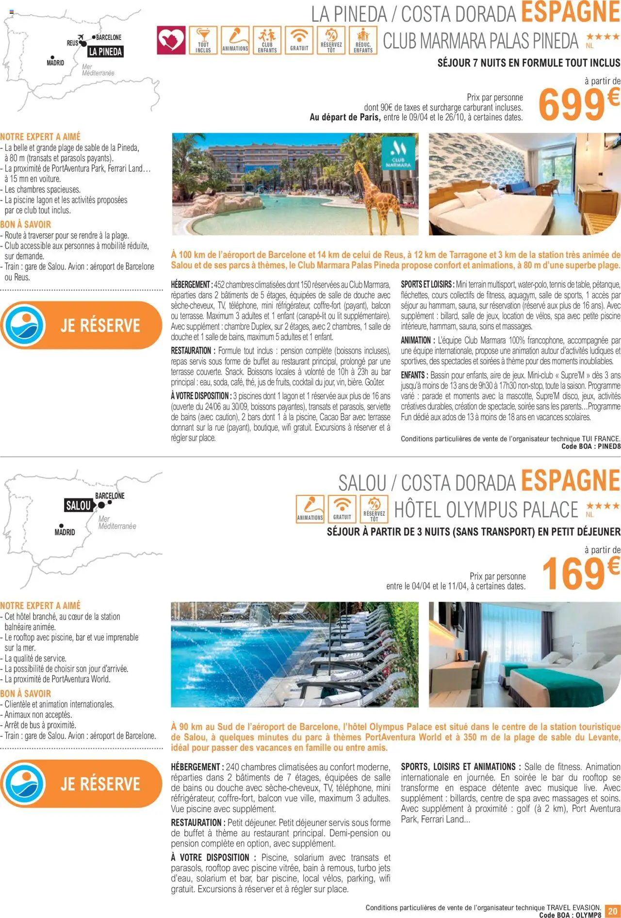  | Page: 20 | Produits: Lit, Buffet, Douche, Jus
