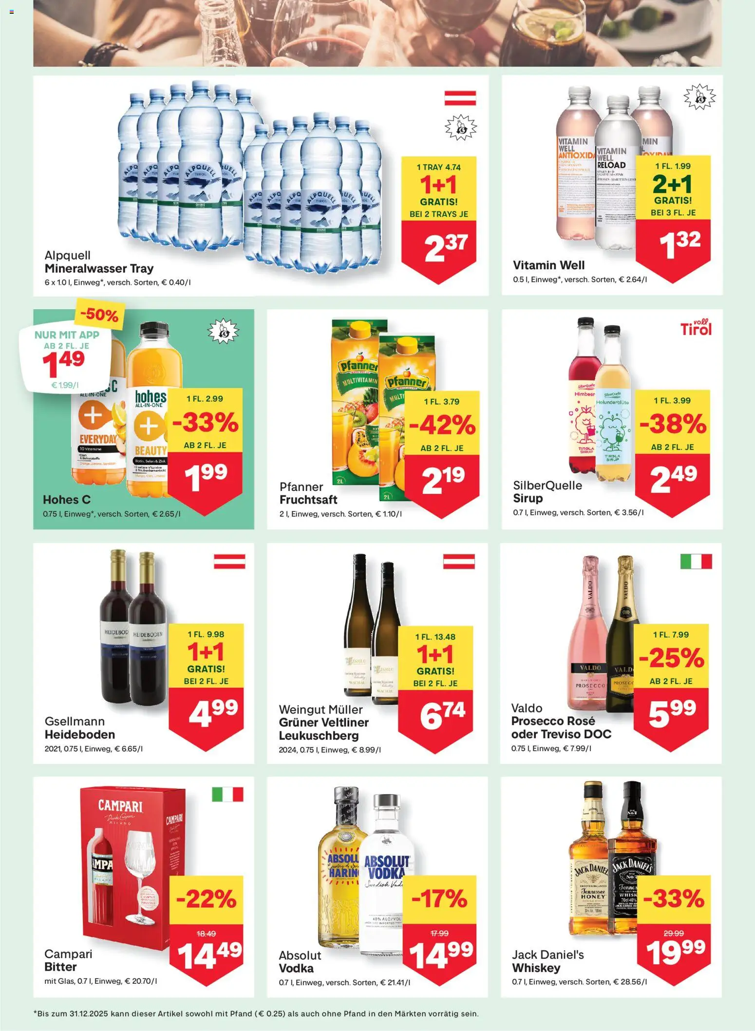 MPREIS Absam gültig ab 13.11.2025 | Seite: 10 | Produkte: Whiskey, Nauriit, Papier blanc