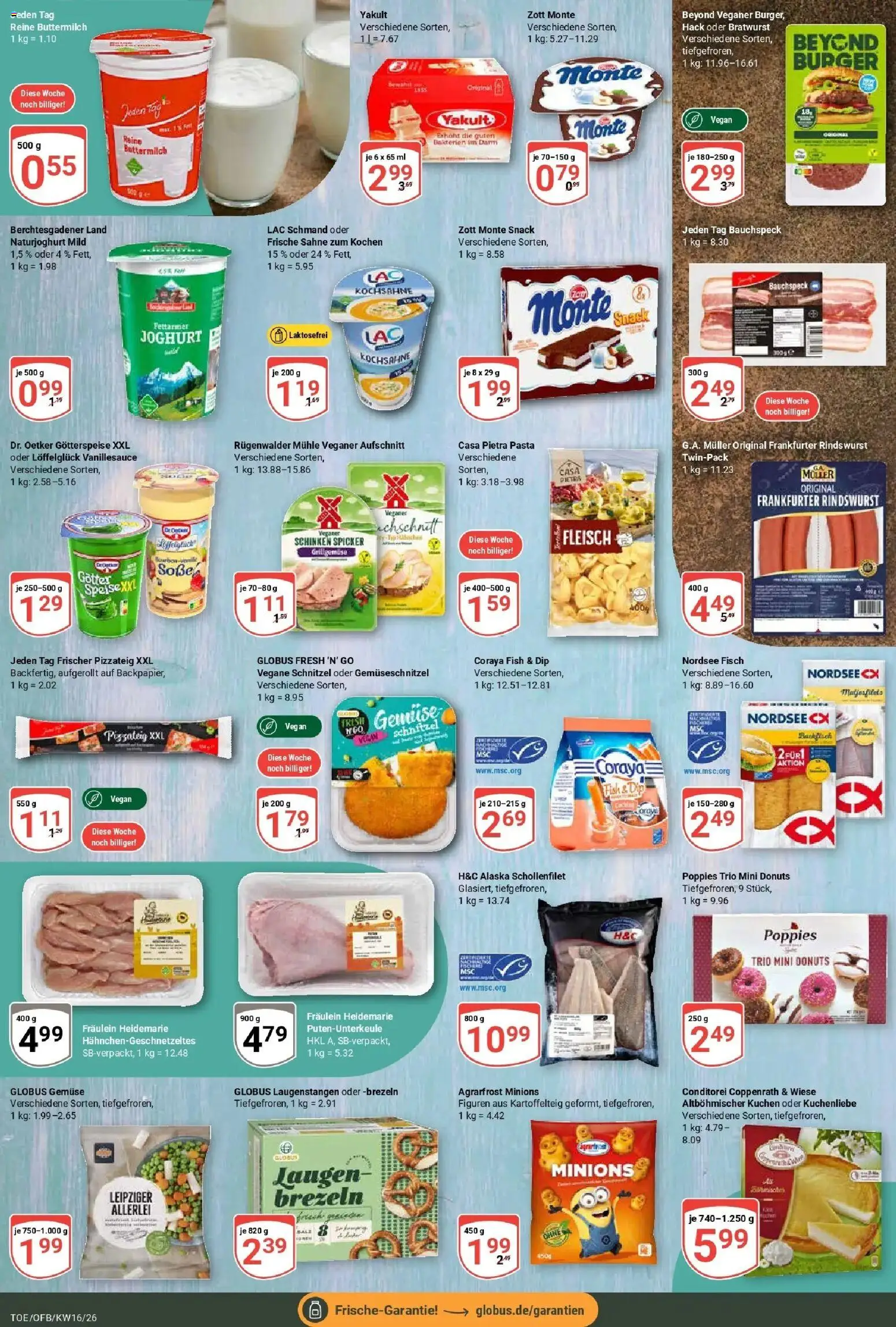 Globus Prospekt Tönisvorst	 – gültig ab 12.04.2026 | Seite: 9 | Produkte: Joghurt, Schnitzel, Soße, Schinken