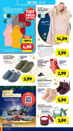 Hofer Flugblatt ab 05.12.2025 gültig | Seite: 50 | Produkte: Decke