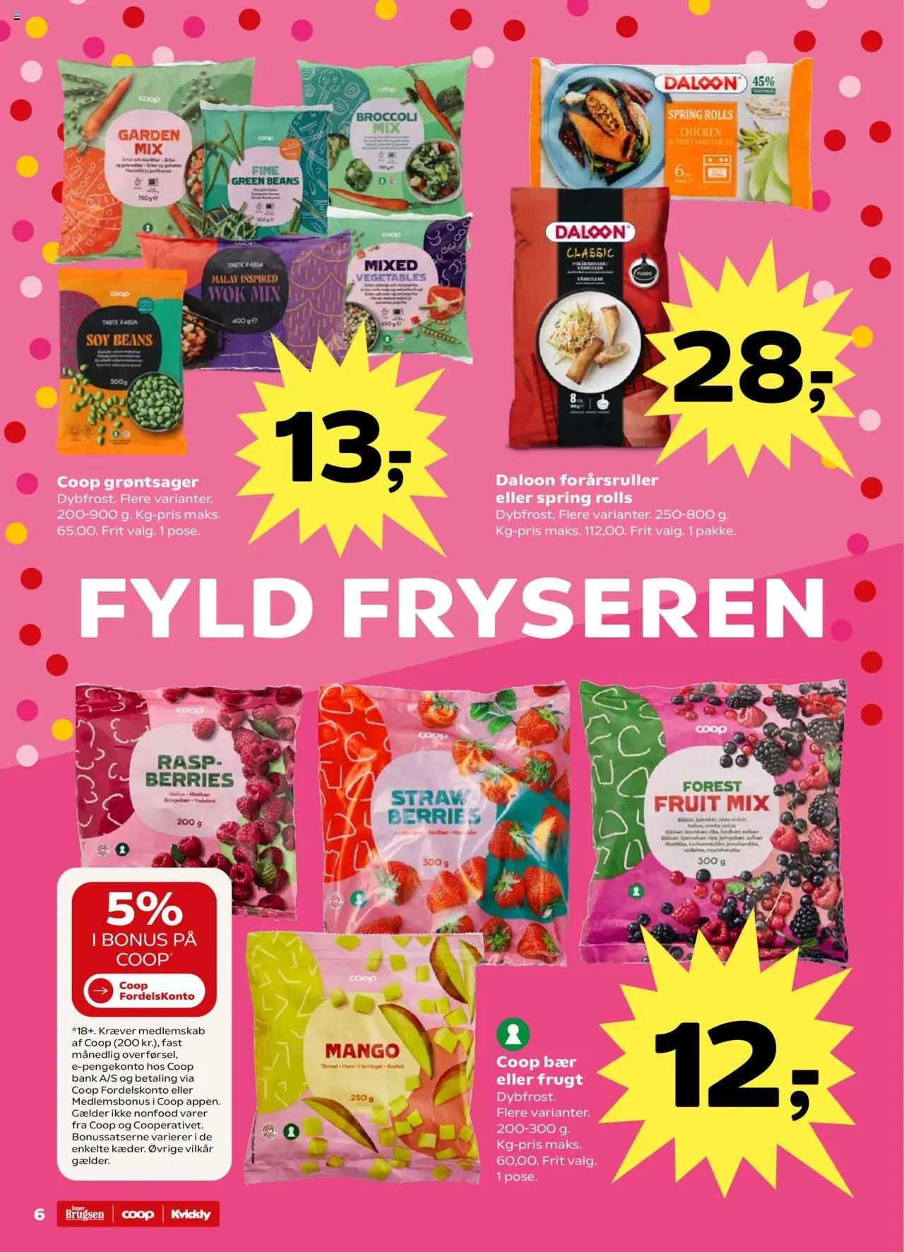 Super Brugsen Tilbudsavis gyldig fra 22.08.2025 | Side: 6 | Produkter: Mango, Rasp, Broccoli
